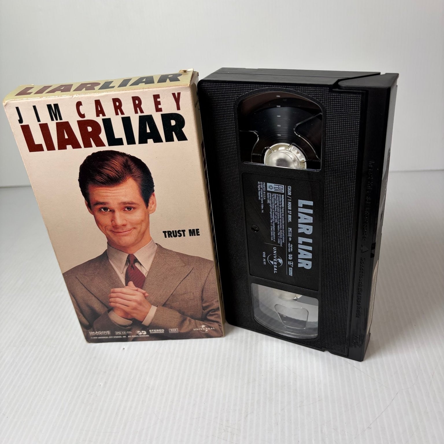 Liar Liar VHS 1997 Comedy Jim Carrey Tom Shadyac Universal Original Release