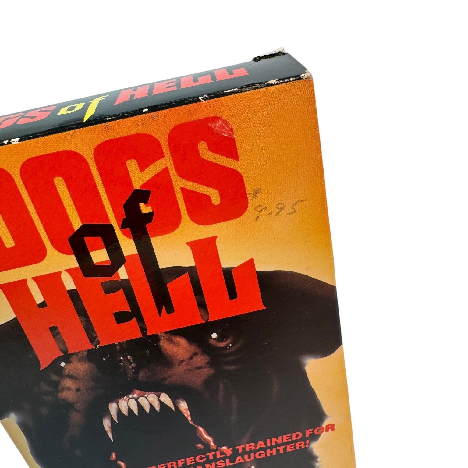 Dogs of Hell VHS 1982 Horror Killer Rottweilers Video Treasures