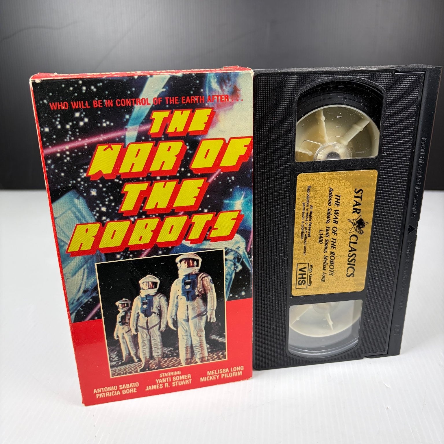 The War of the Robots VHS 1978 Sci-Fi Cult Classic Star Classics
