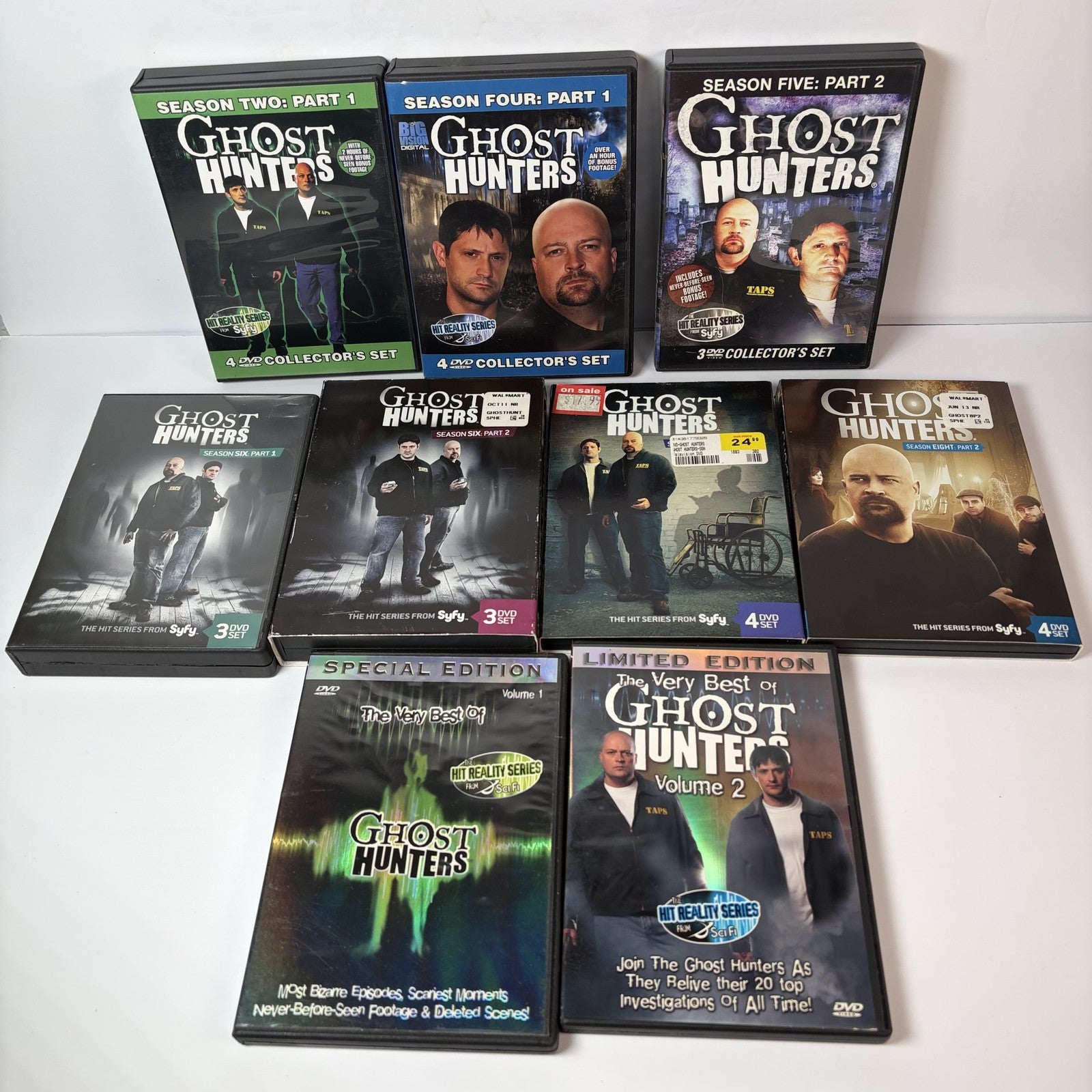 Ghost Hunters DVD Mixed Lot Seasons Collection & The Very Best Of Vols 1 2