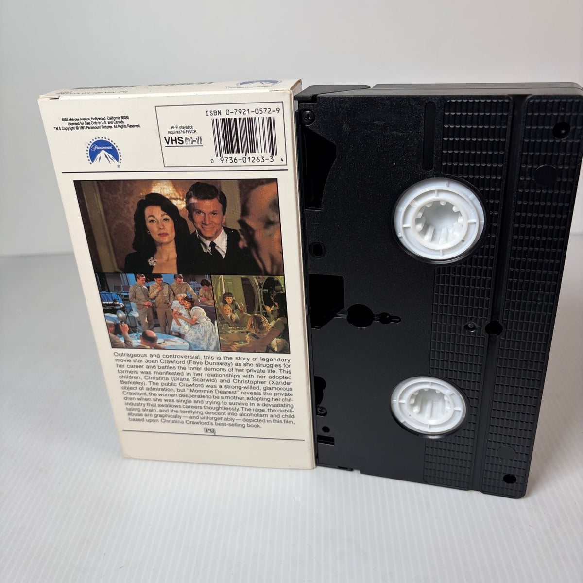 Mommie Dearest VHS 1981 Drama Biographical Cult Classic Paramount Faye Dunaway