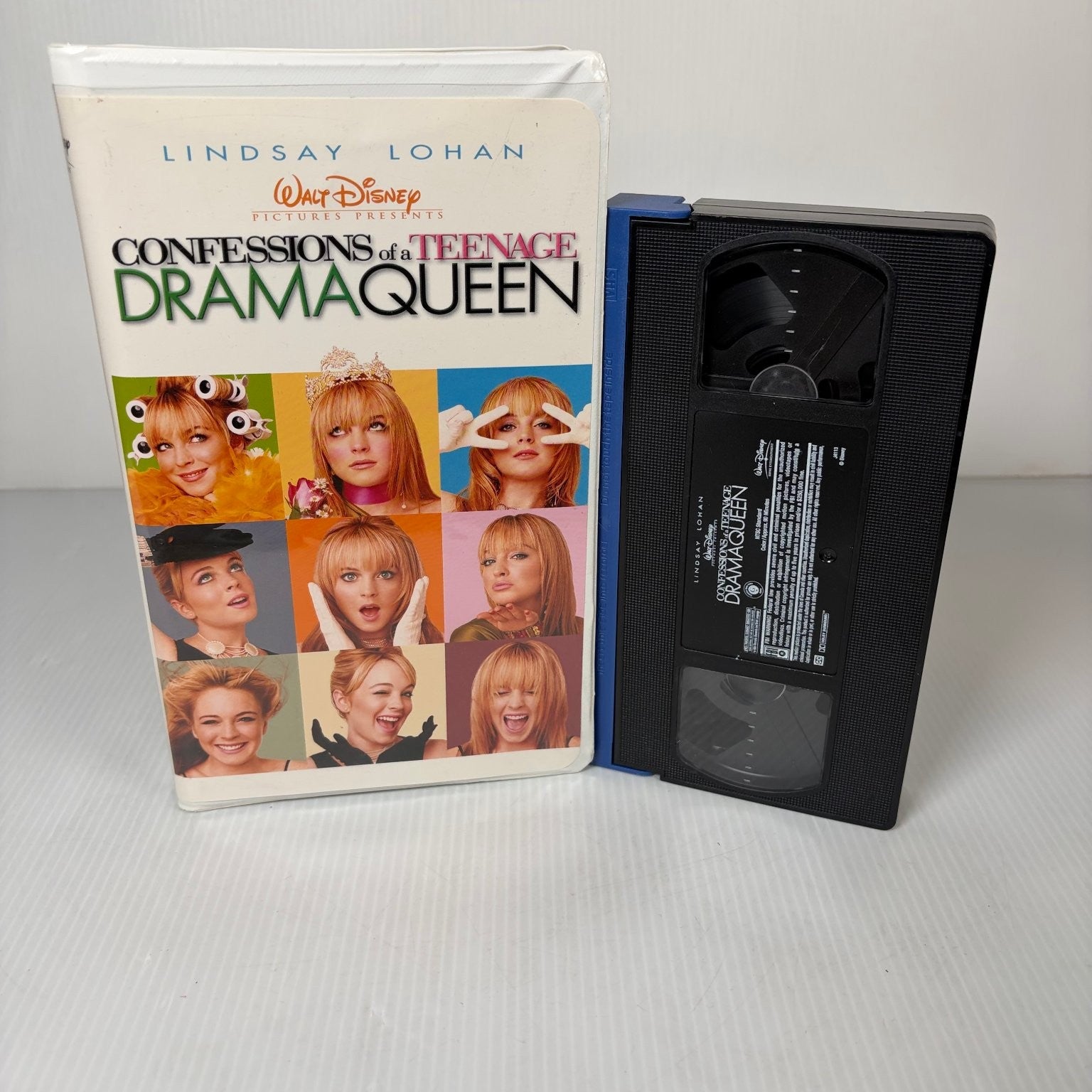 Confessions of a Teenage Drama Queen VHS 2004 Comedy Disney Lindsay Lohan