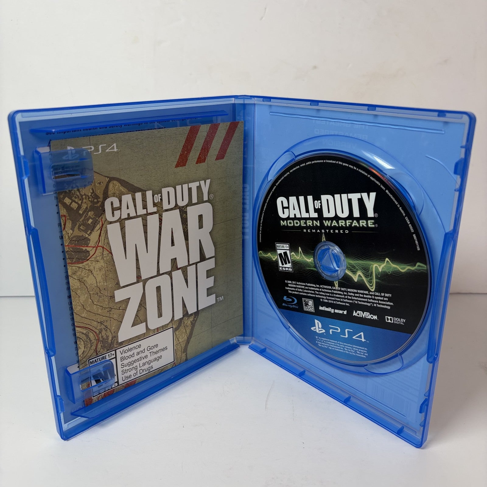 Call of Duty Modern Warfare Remastered PS4 PlayStation 4 Complete CIB Excellent