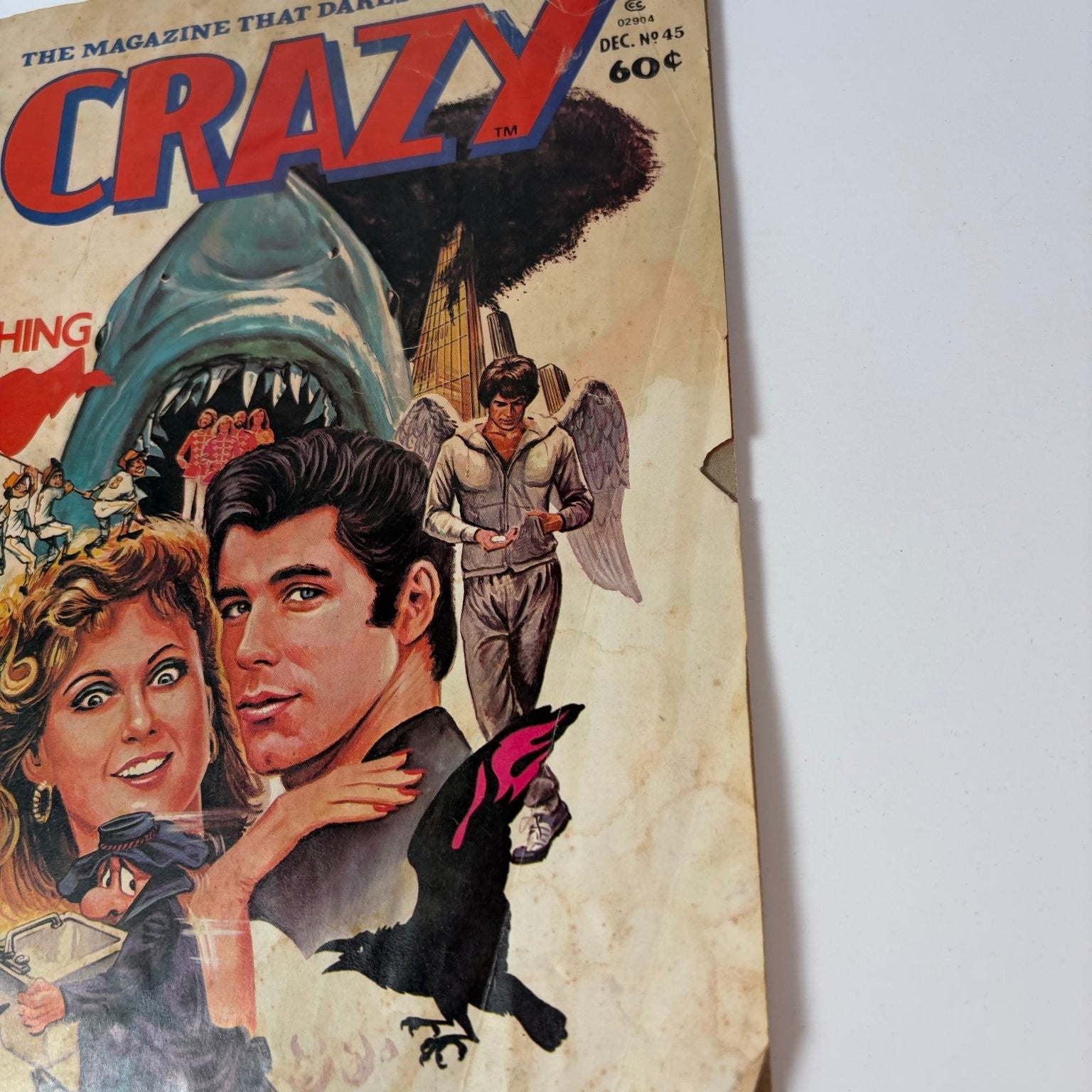 Crazy Magazine December 1978 Grease Jaws Parody Special Cloning Edition