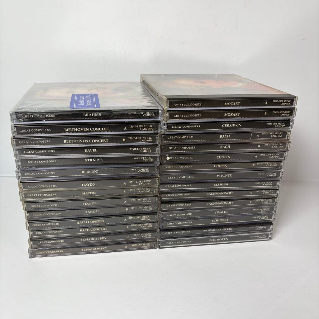 Time-Life Music Great Composers CD Lot of 29 Classical Mozart Beethoven Bach