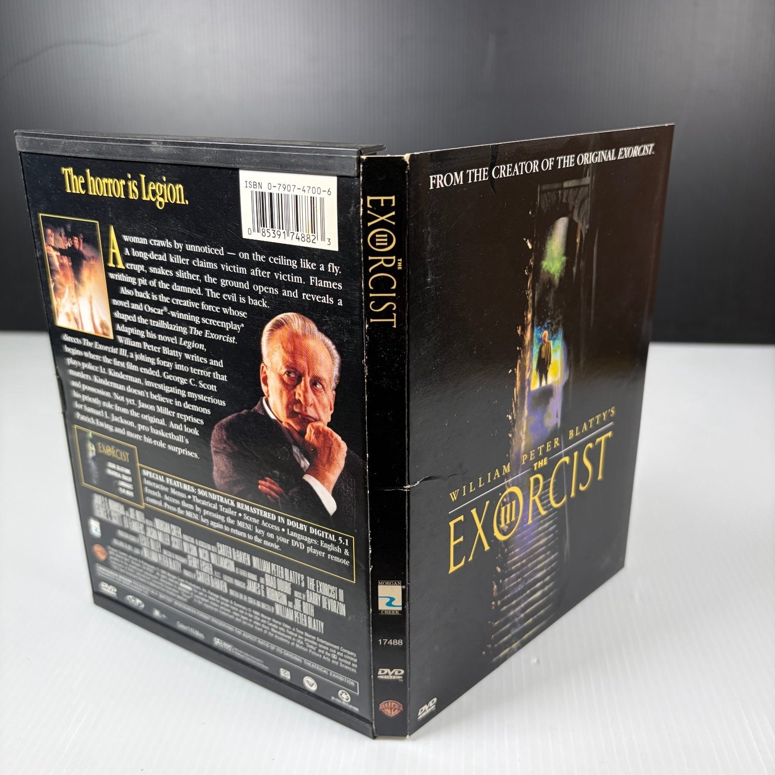 William Peter Blatty's The Exorcist III DVD 1990 George C. Scott Brad Dourif