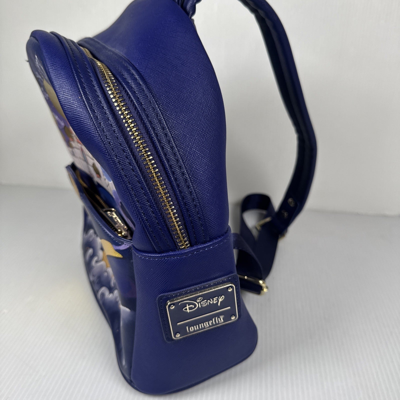 Loungefly Disney Aladdin Princess Jasmine Castle Abu Mini Backpack Genie Lamp