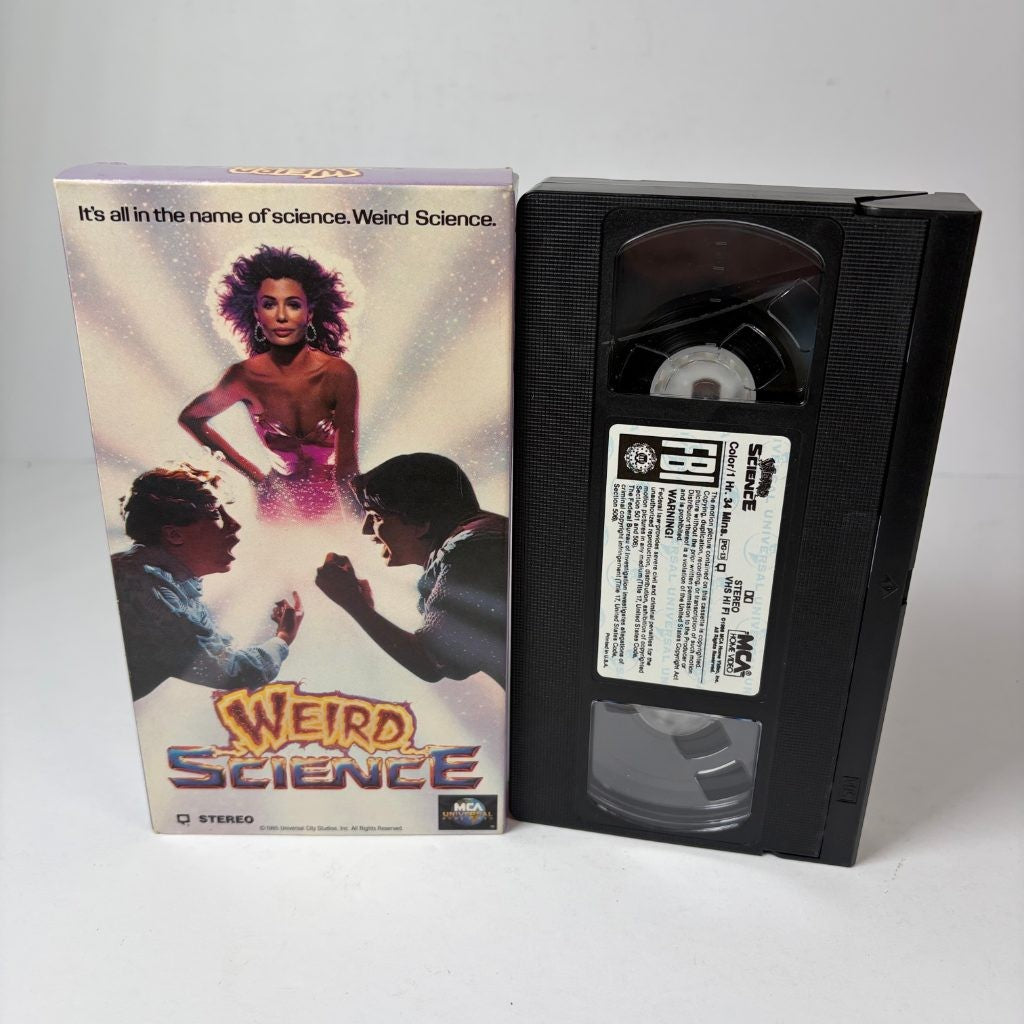 Weird Science VHS John Hughes Kelly LeBrock MCA Universal 1985 Comedy
