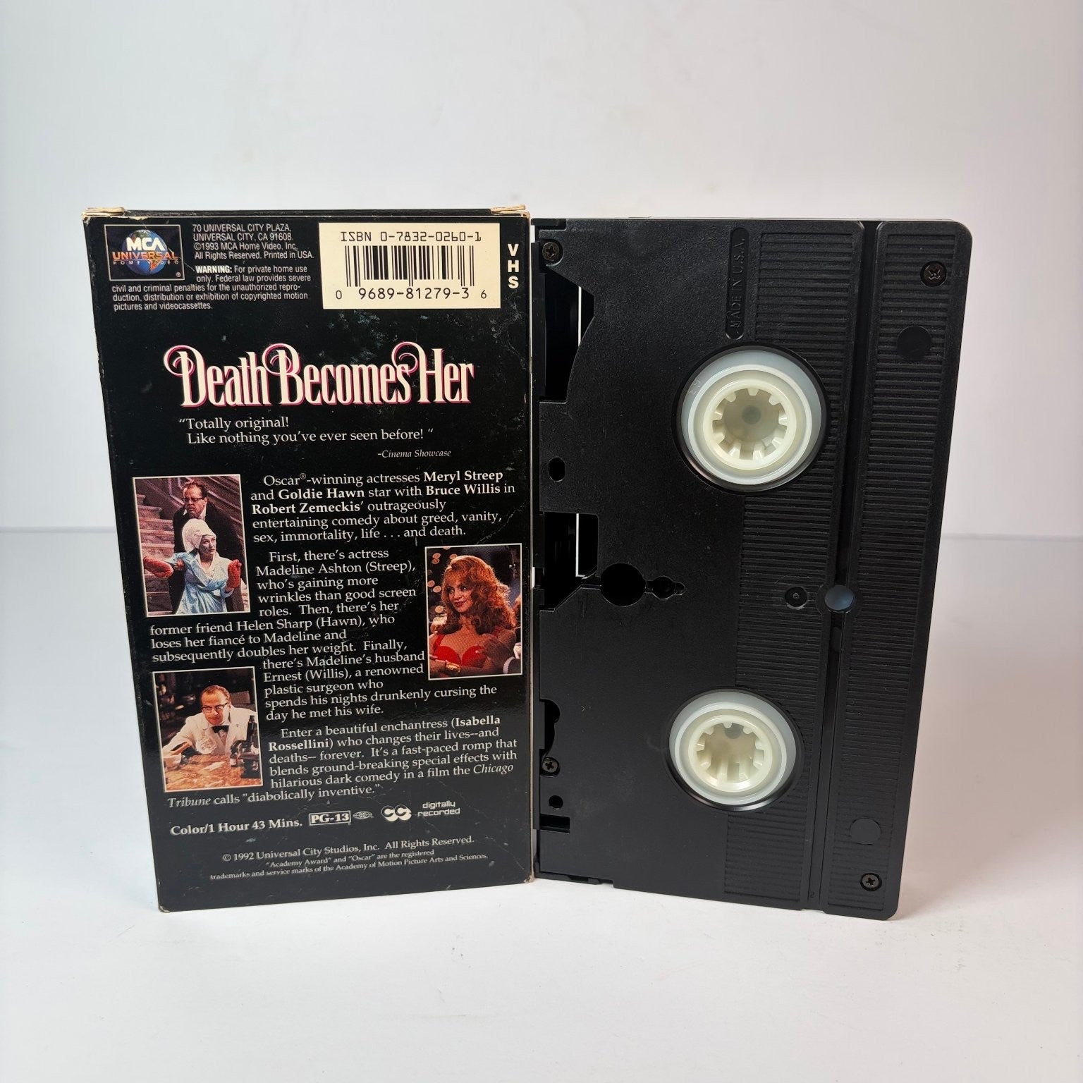 Death Becomes Her VHS 1992 Dark Comedy Fantasy MCA Universal