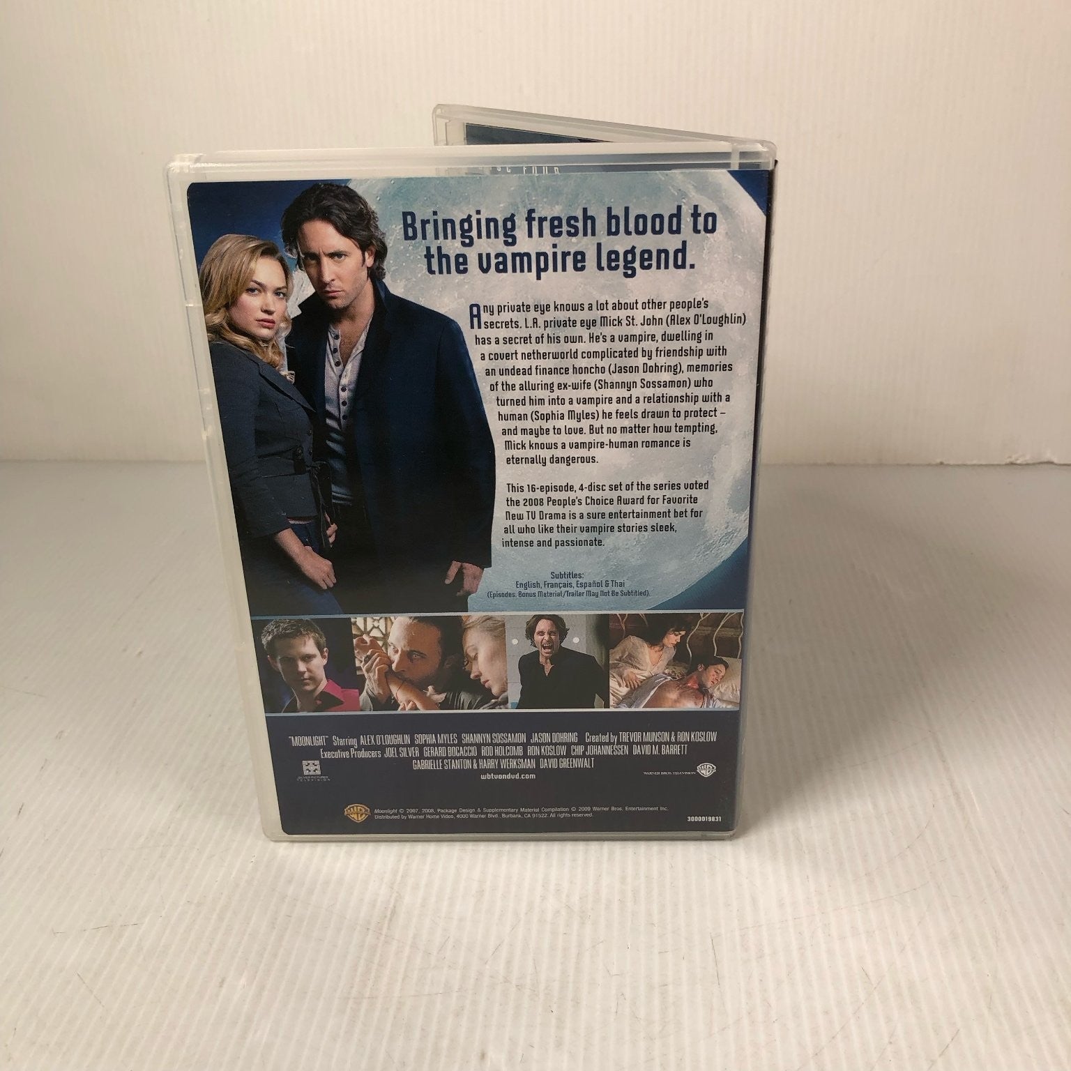 Moonlight The Complete Series DVD 2008 Alex O'Loughlin Vampire Drama TV Show