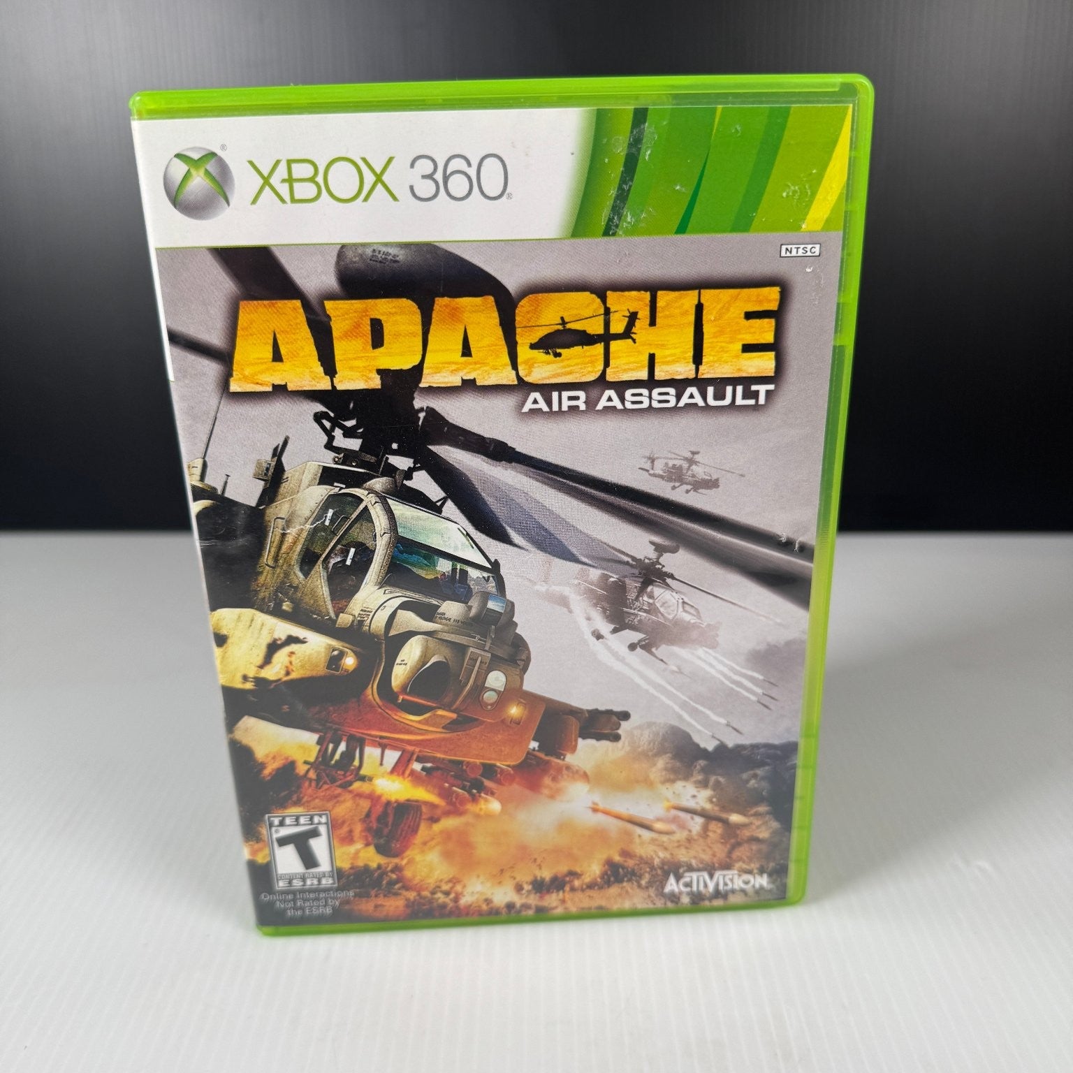 Apache Air Assault Xbox 360 Video Game Multiplayer Helicopter Co-Op Complete CIB