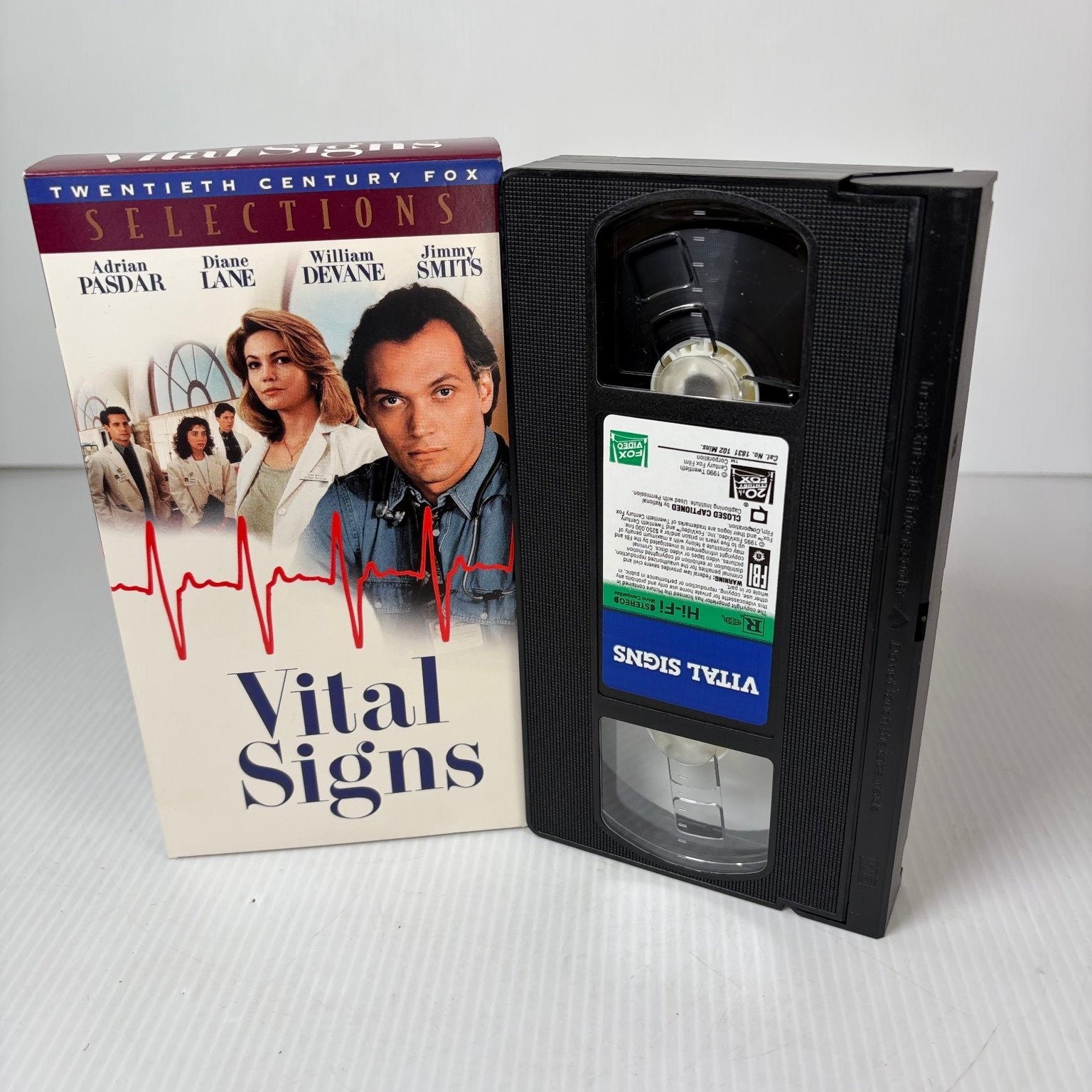 Vital Signs VHS 1990 Romantic Drama Jimmy Smits Diane Lane Fox Video