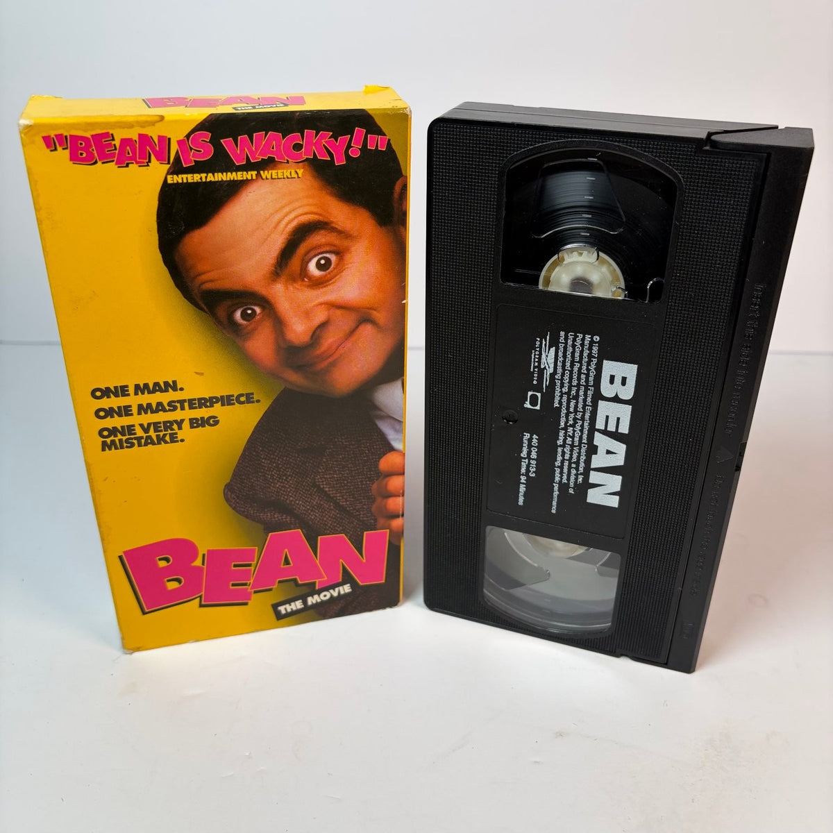 Bean VHS 1997 Comedy Rowan Atkinson PolyGram Universal