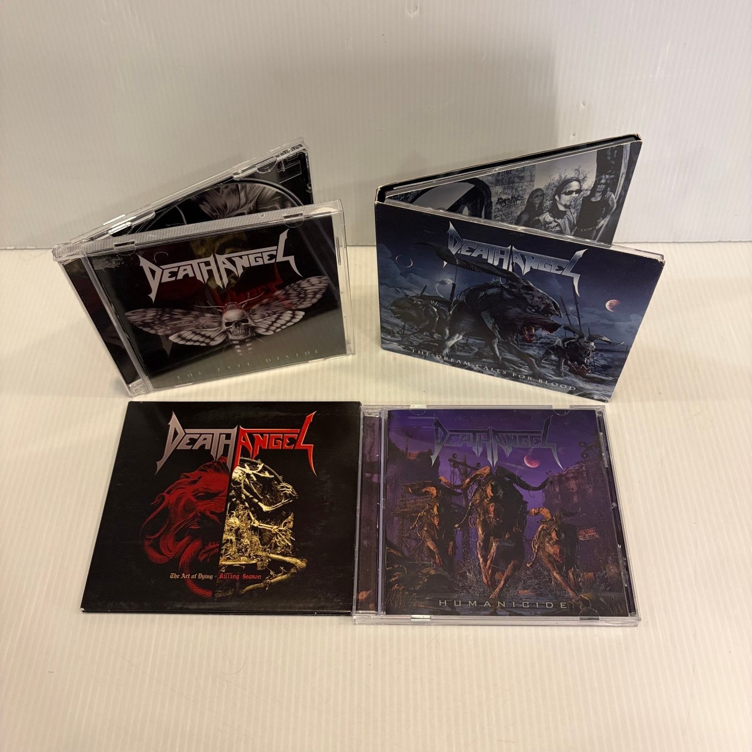Death Angel 4 CD Lot Humanicide, Art of Dying & More Thrash Metal Nuclear Blast