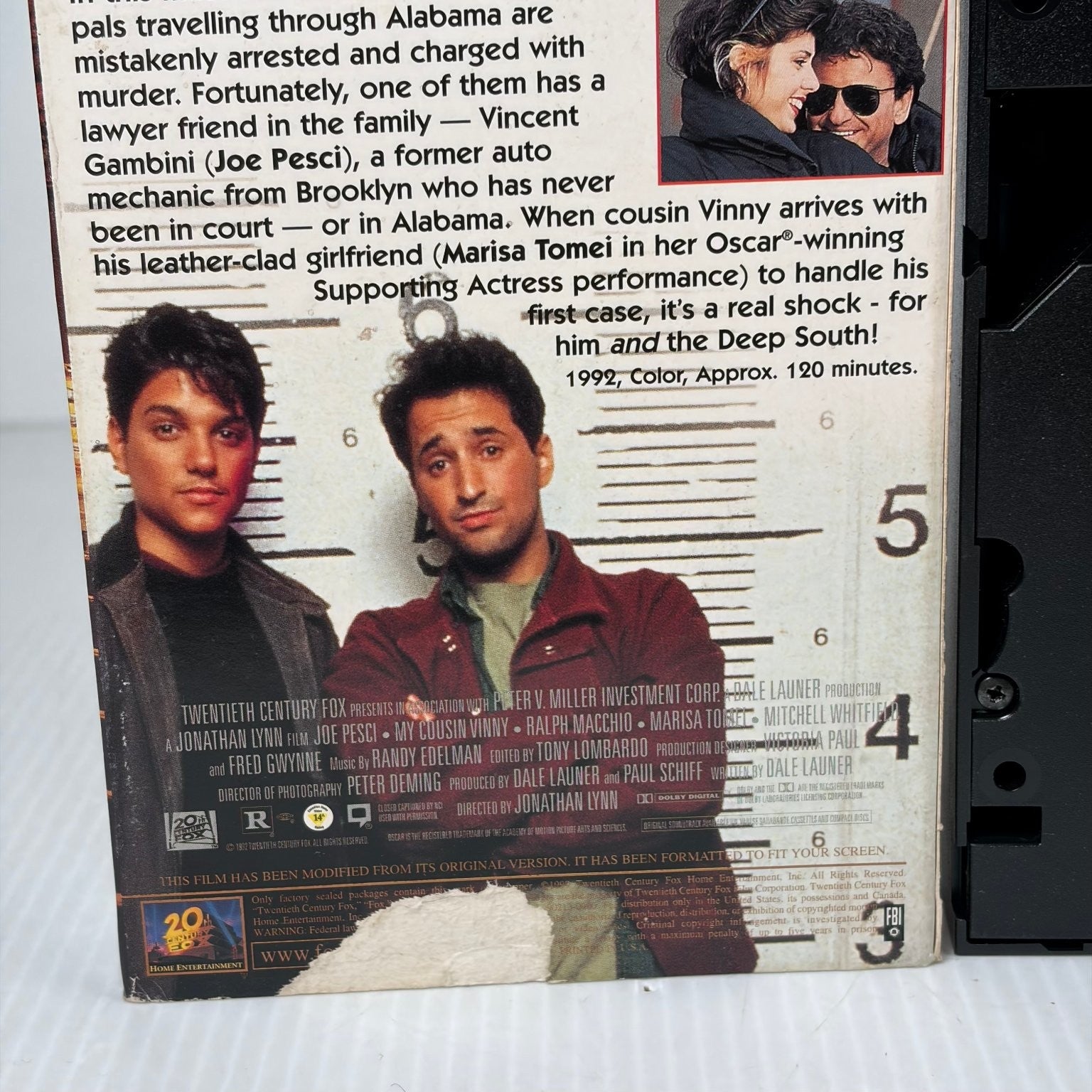 My Cousin Vinny VHS 1992 Comedy Courtroom Joe Pesci Marisa Tomei Fox Selections