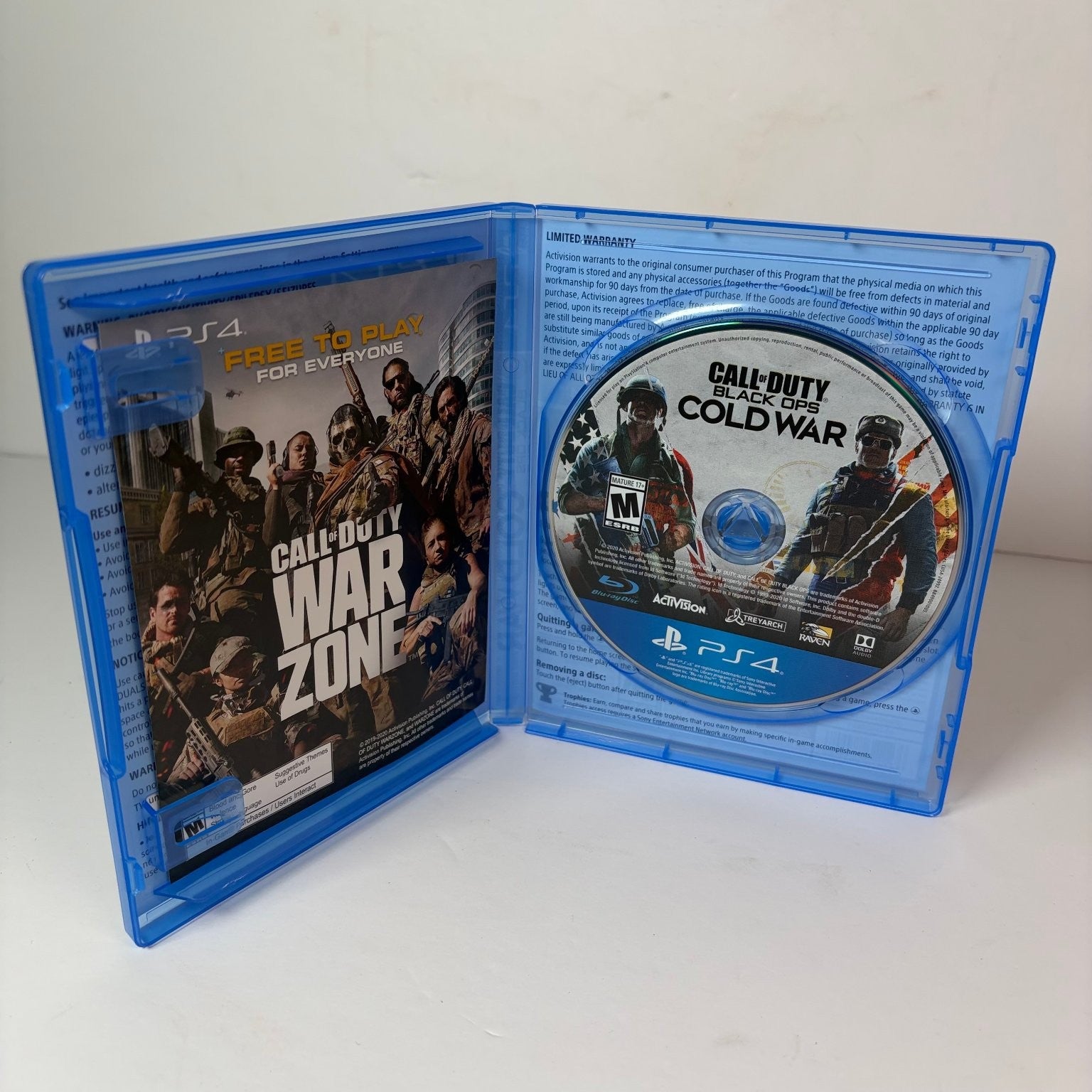 Call of Duty Black Ops Cold War PS4 PlayStation 4 Game Complete CIB PS5 Upgrade