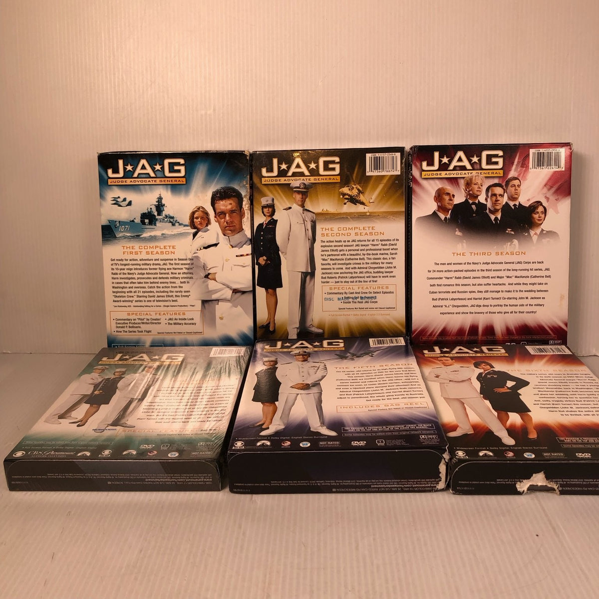 JAG The Complete Series Seasons 1-6 DVD David James Elliott Catherine Bell