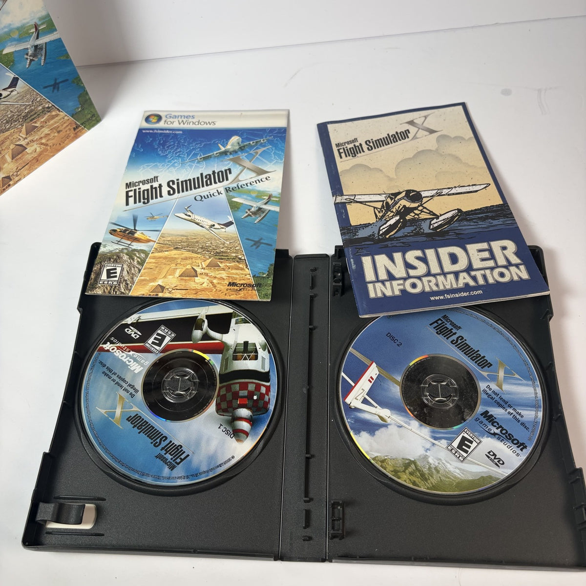 Microsoft Flight Simulator X (PC, DVD, 2006) Games for Windows Complete