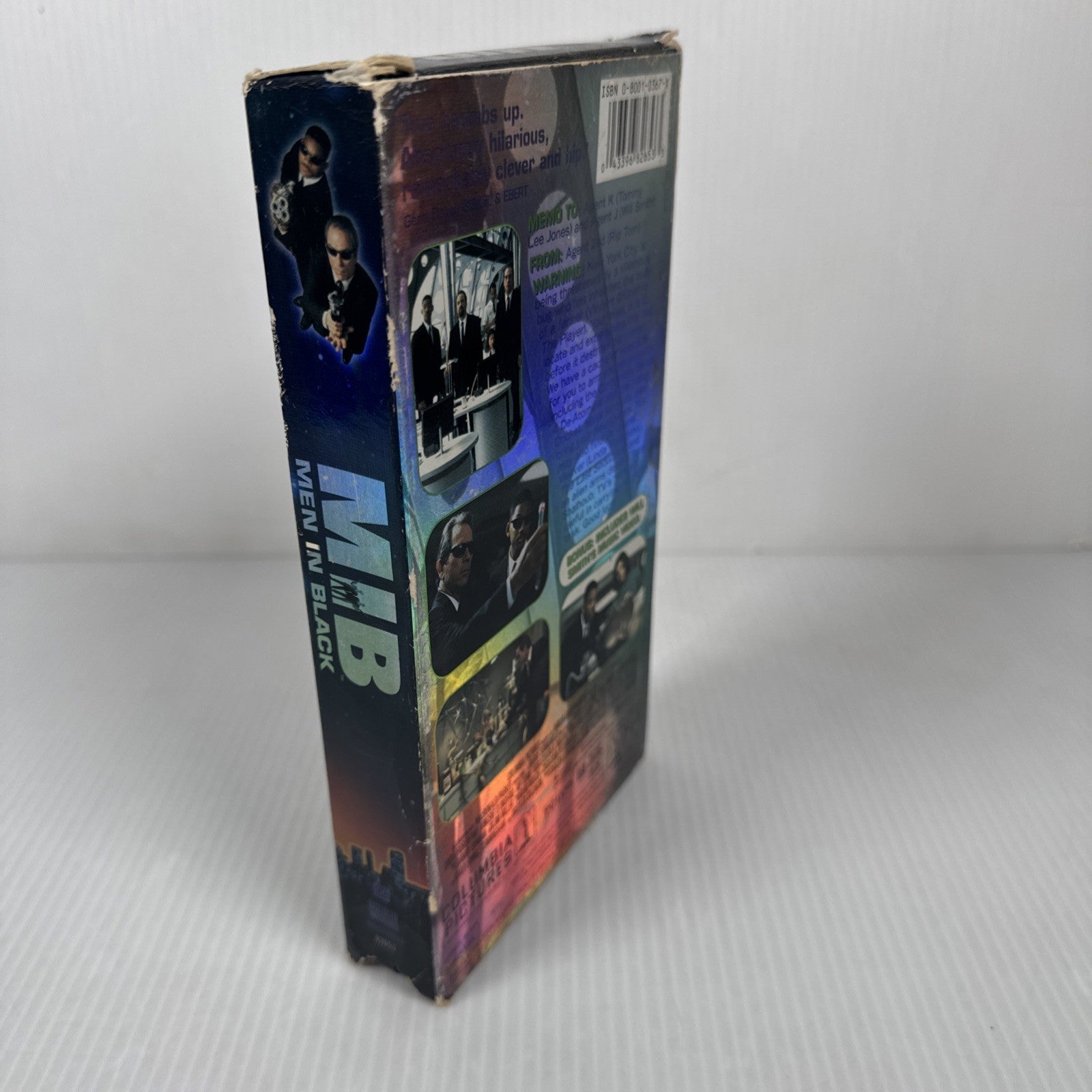 Men In Black MIB VHS 1997 Will Smith Tommy Lee Jones