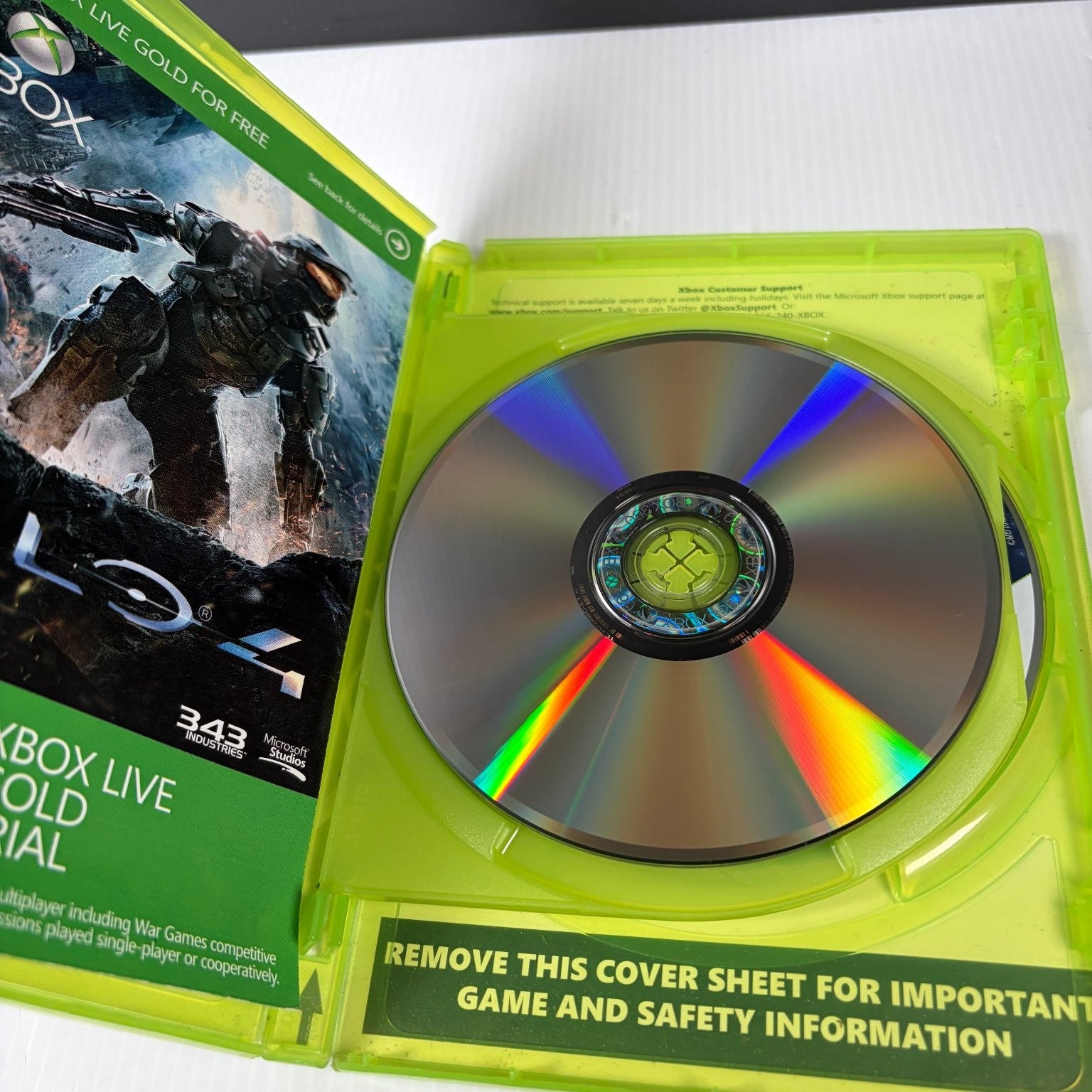 Halo 4 Xbox 360 Video Game Multiplayer 2 Disc Set