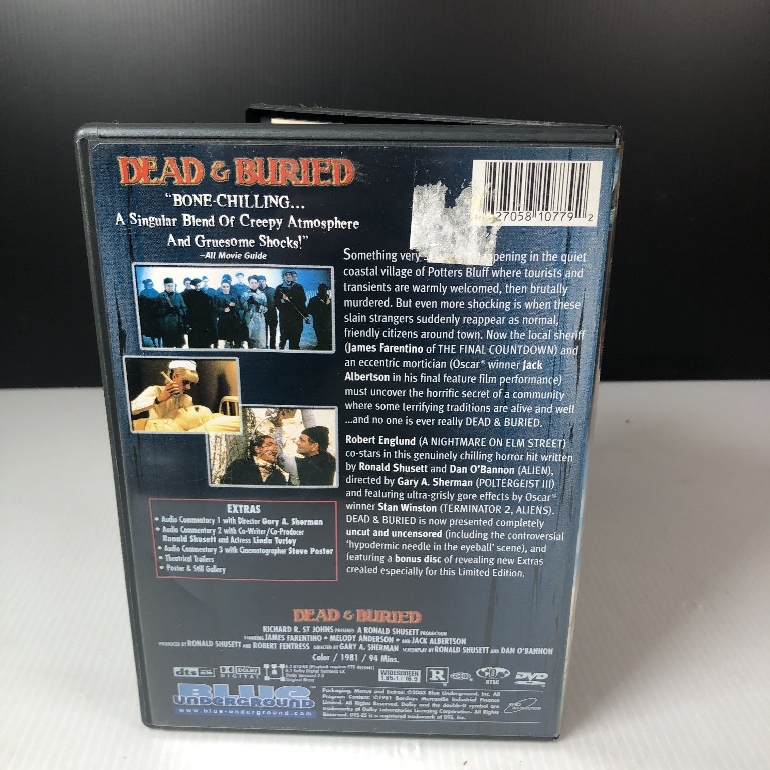 Dead & Buried DVD 1981 Blue Underground Director Gary A. Sherman