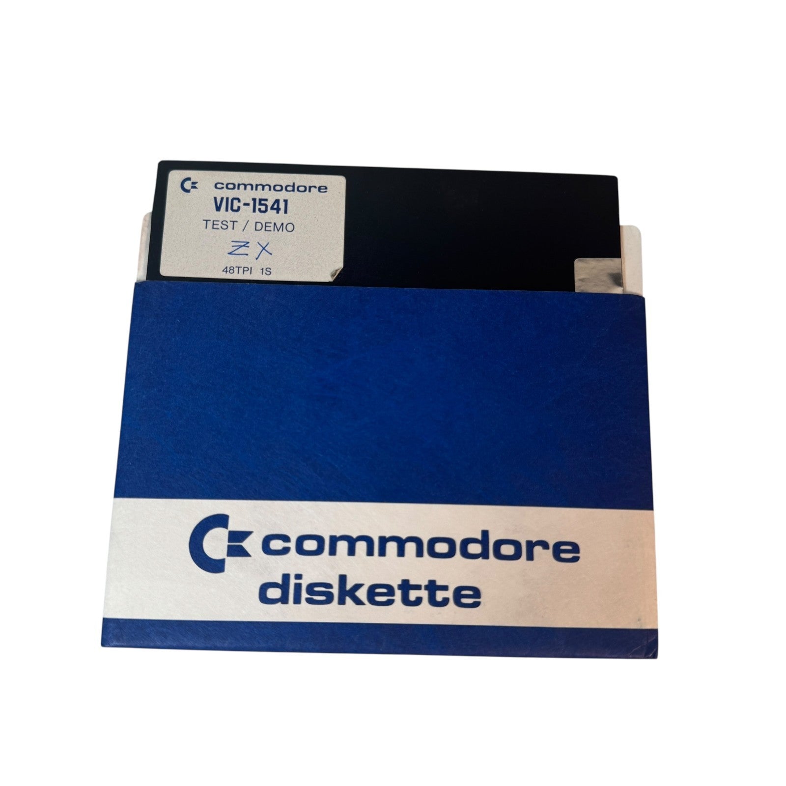Vintage Commodore Vic-1541 Test / Demo 48TPI 1S 5.25" Floppy System Disk