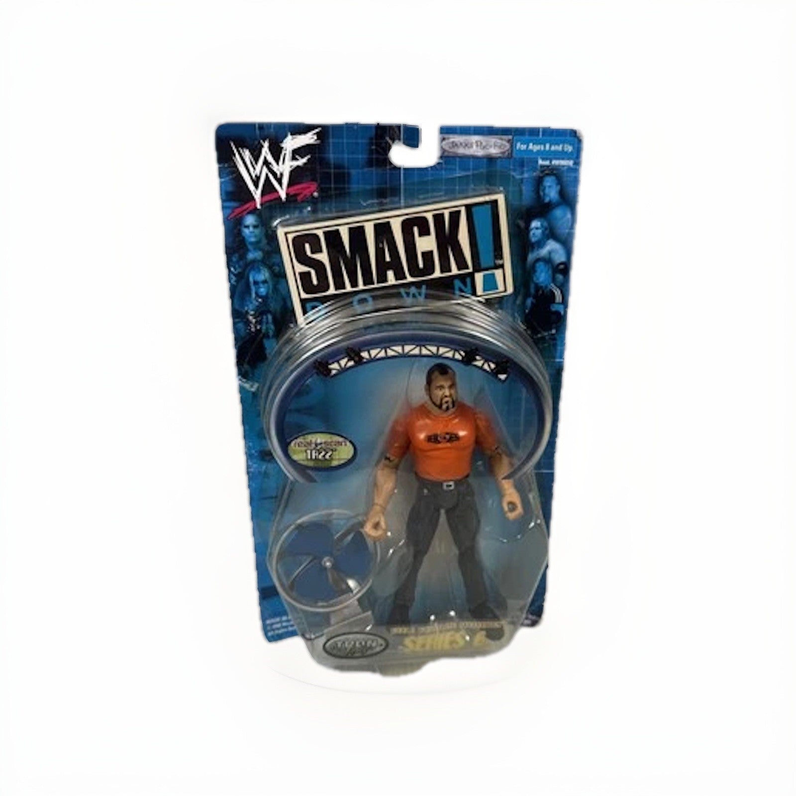WWF WWE Jakks Tazz Taz Smackdown Series 6 Wrestling Figure TRON 2000