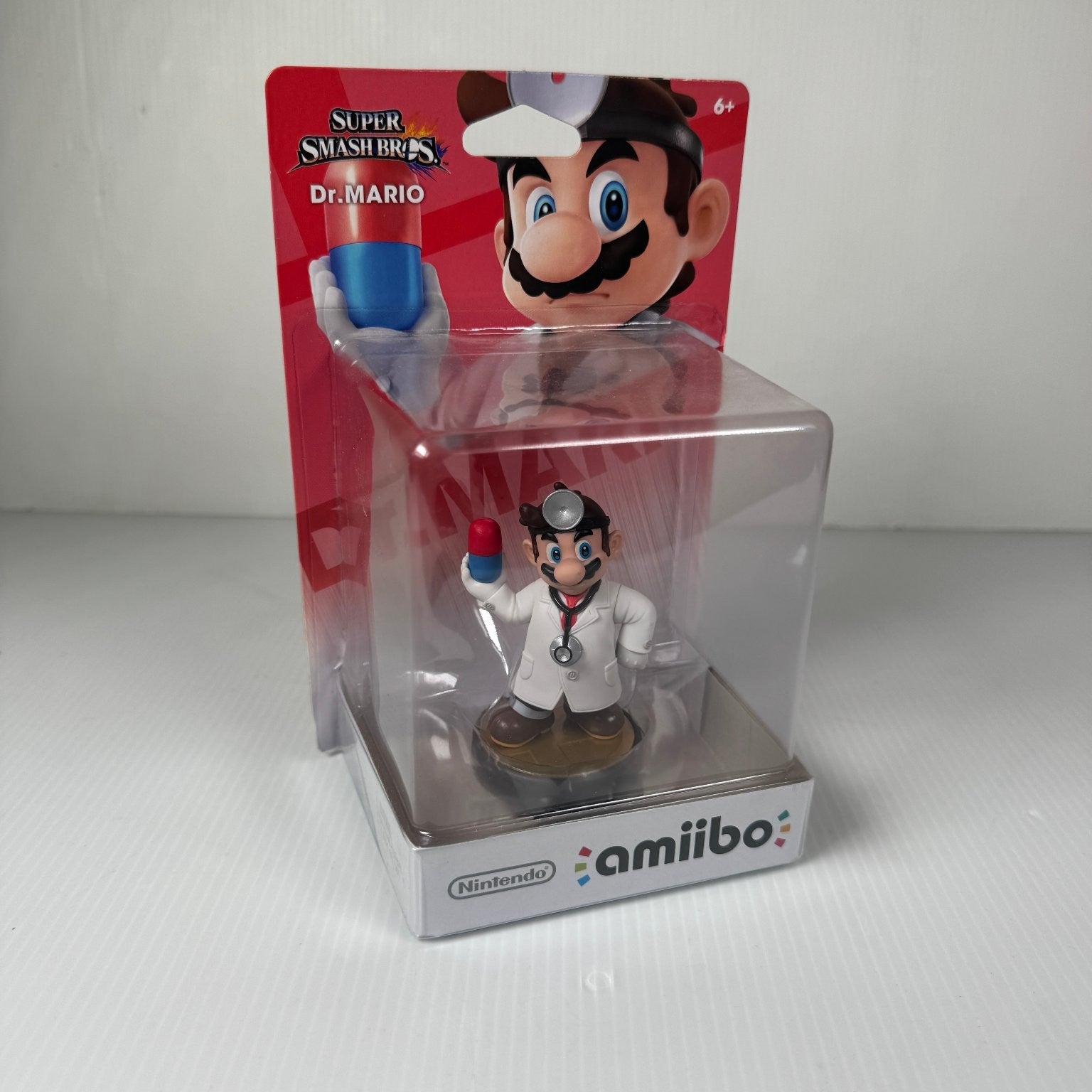 Nintendo Super Smash Bros Dr. Mario Amiibo Figure for Wii U & 3DS