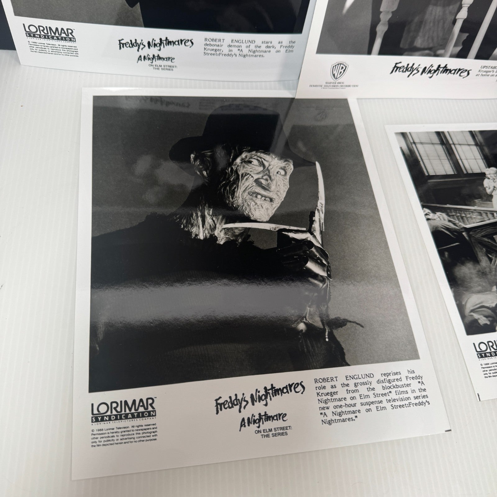 Lot of 5 Freddy's Nightmares A Nightmare on Elm Street the Series 8x10 Stills