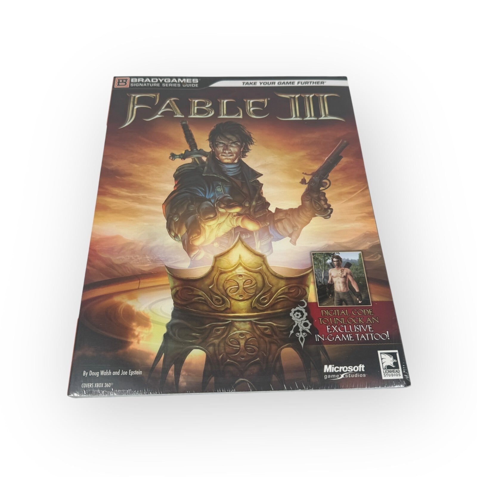 Fable III BradyGames Strategy Guide for Xbox 360 Sealed with Download Codes
