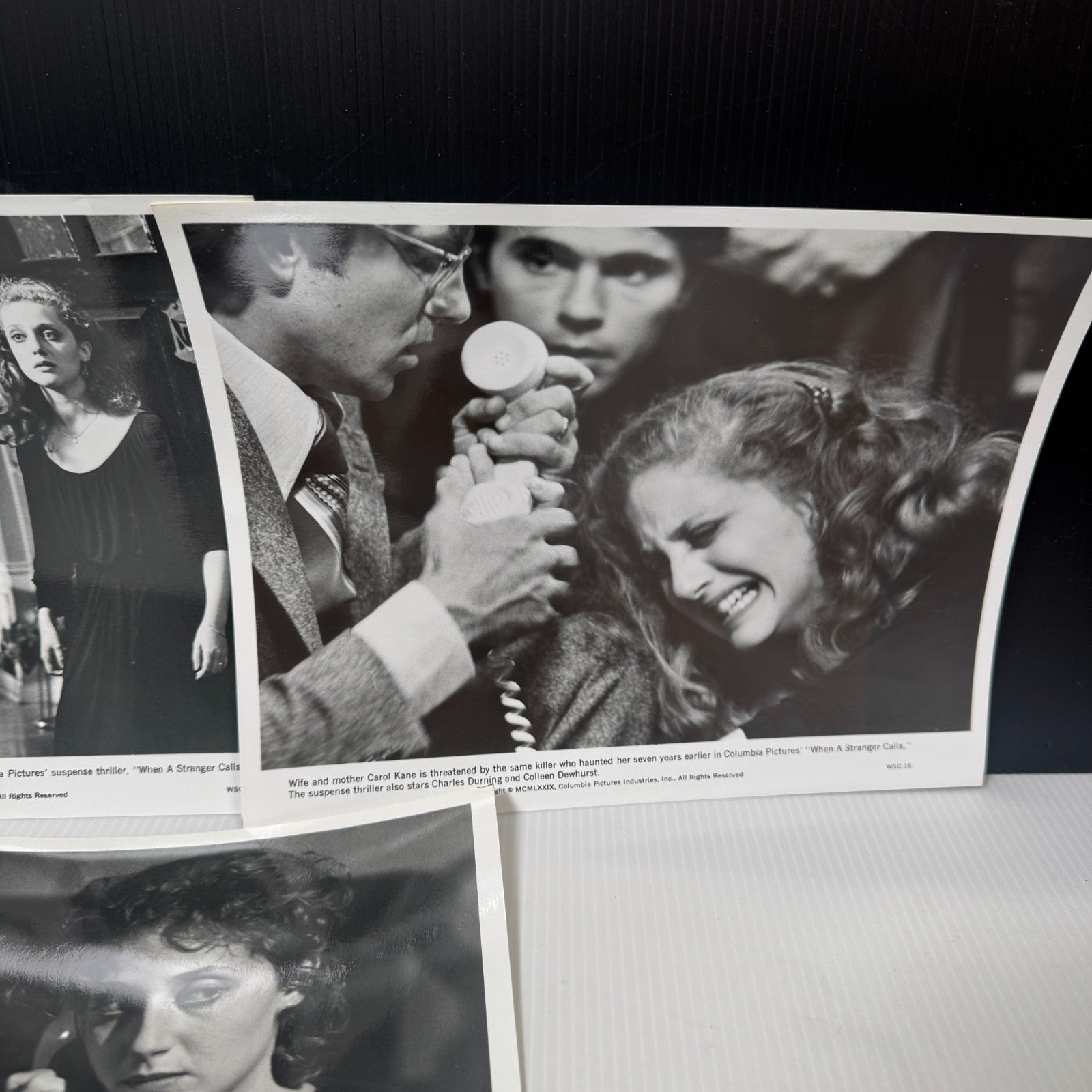 Lot of 3 When a Stranger Calls 1979 8x10 Movie Stills Carol Kane Horror