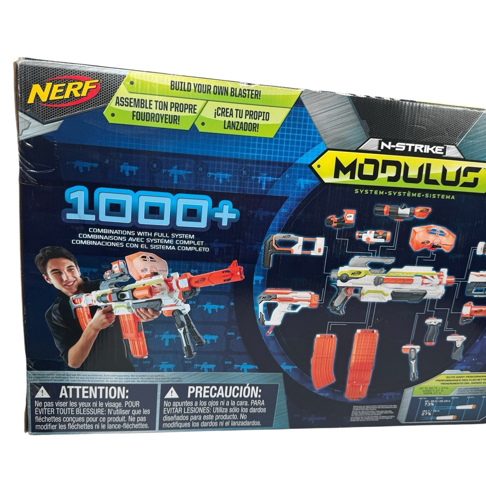 NERF N-strike B1538 Modulus ECS-10 Blaster Build Your Own Blaster System Set