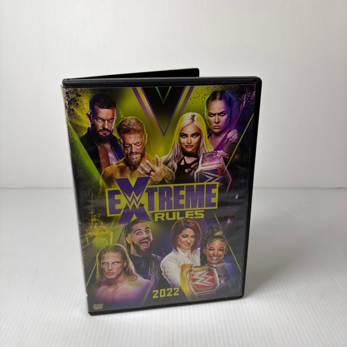EXTREME RULES 2022 DVD WWE Finn Balor Edge Ronda Rousey Ladder Match Fight Pit