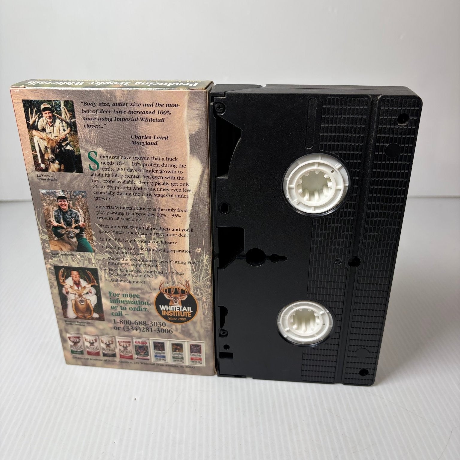 Producing Trophy Whitetails Volume 6 VHS Hunting Educational Whitetail Institute