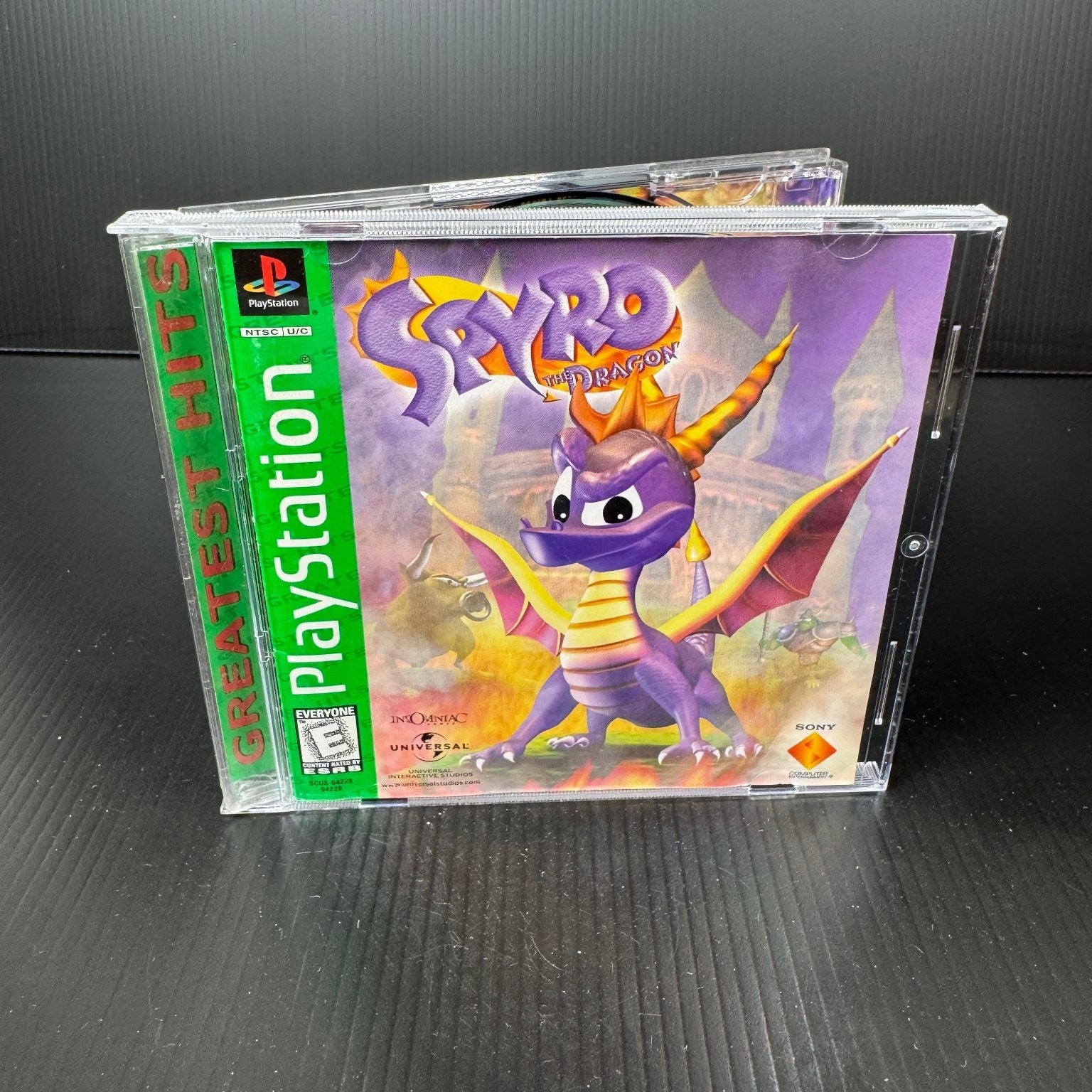 Spyro the Dragon Greatest Hits PlayStation PS1 Complete CIB Game Platformer