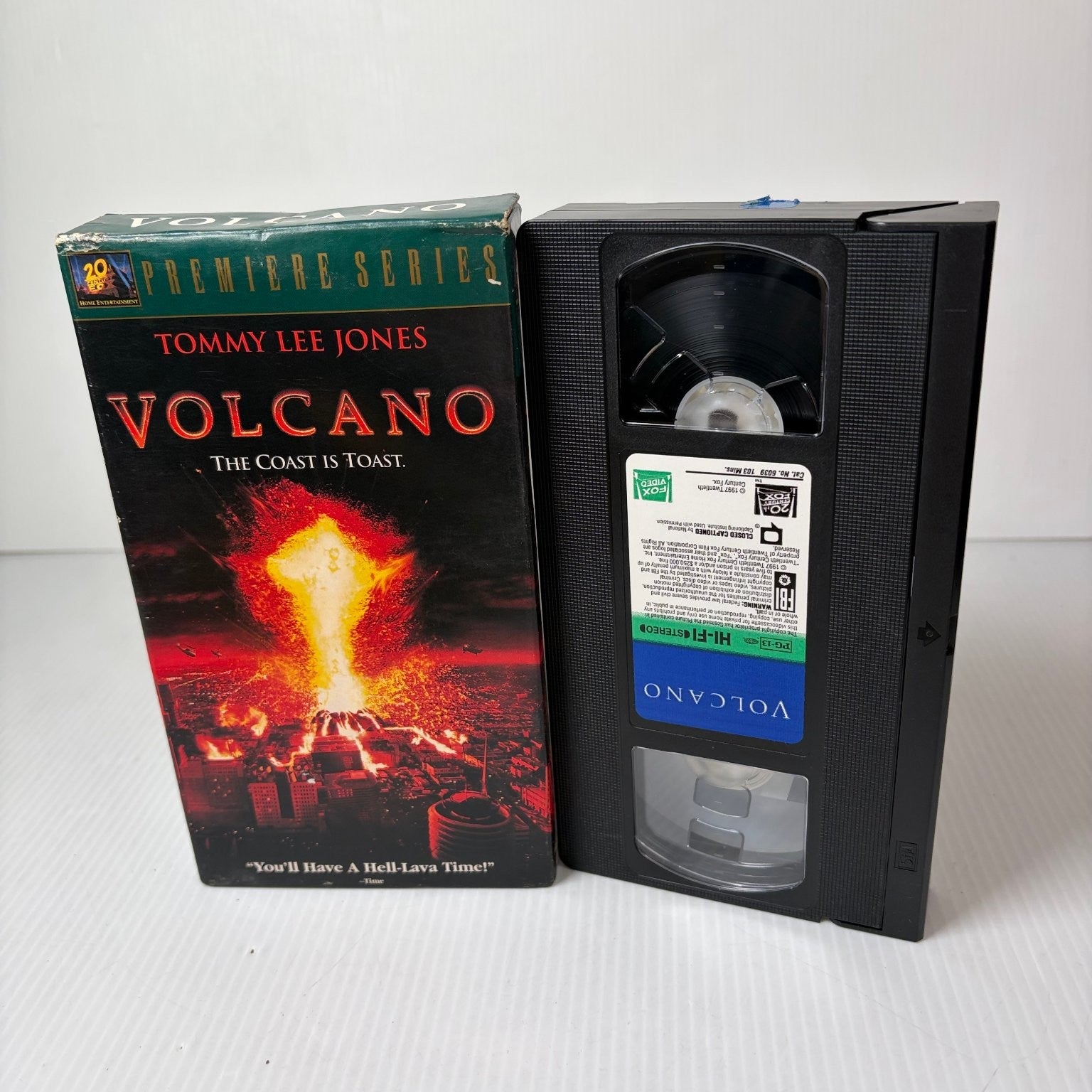 Volcano VHS 1997 Disaster Action Hi-Fi Stereo 20th Century Fox