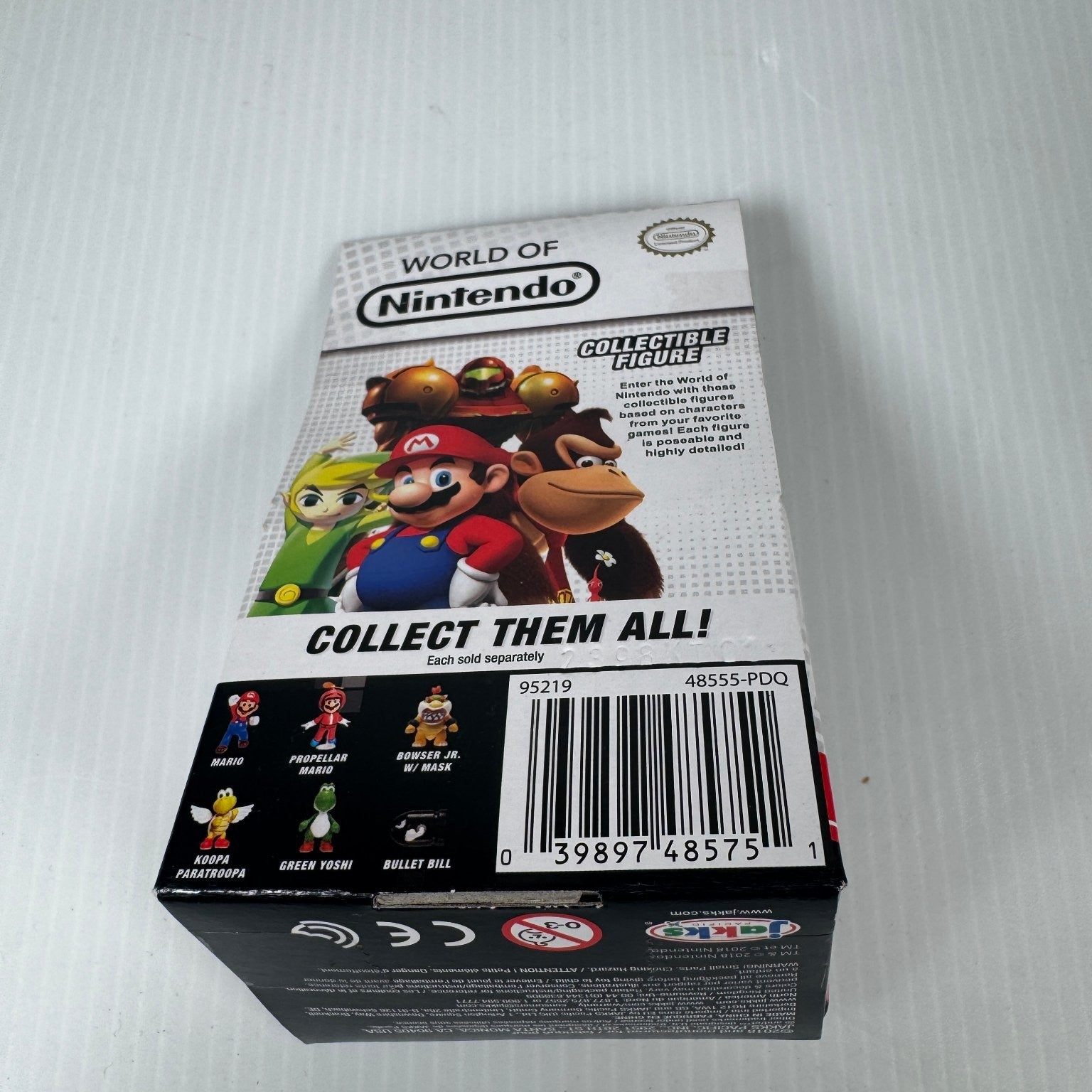 World of Nintendo Yellow Koopa Paratroopa 2.5" Action Figure with Wings