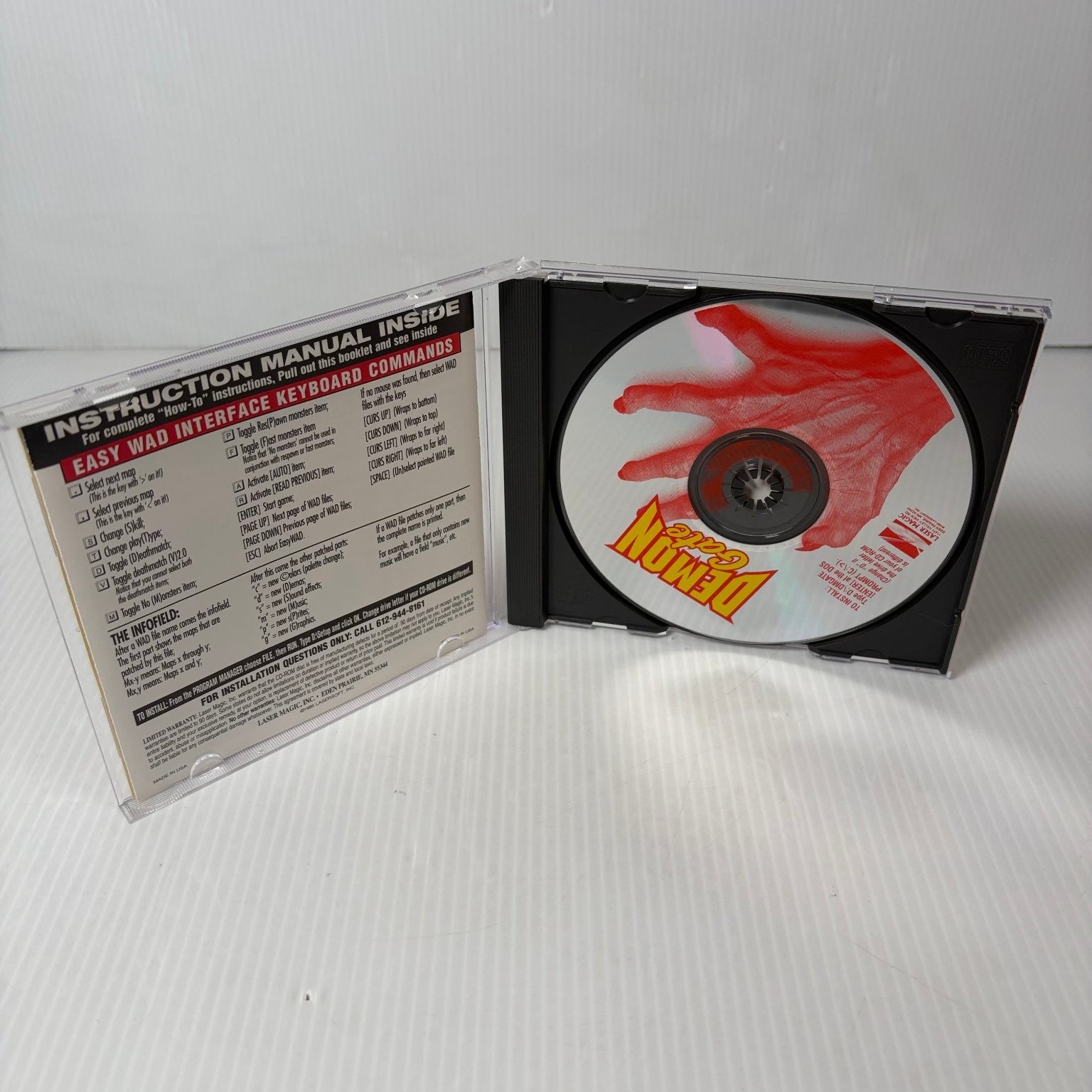 Demon Gate PC CD-ROM Video Game 666 New Levels Doom Doom II FPS