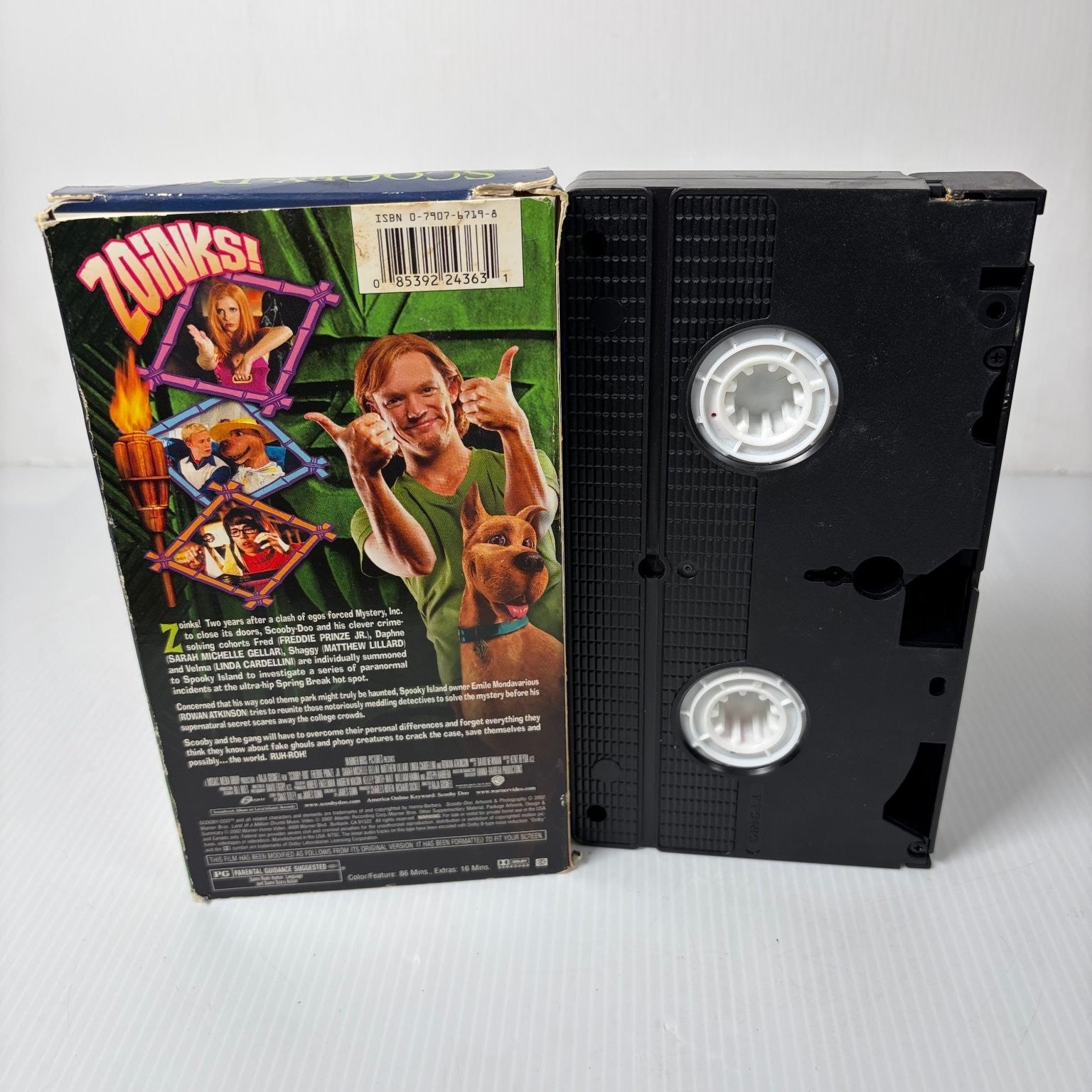 Scooby-Doo VHS 2002 Adventure Comedy Never-Before-Seen Footage Warner