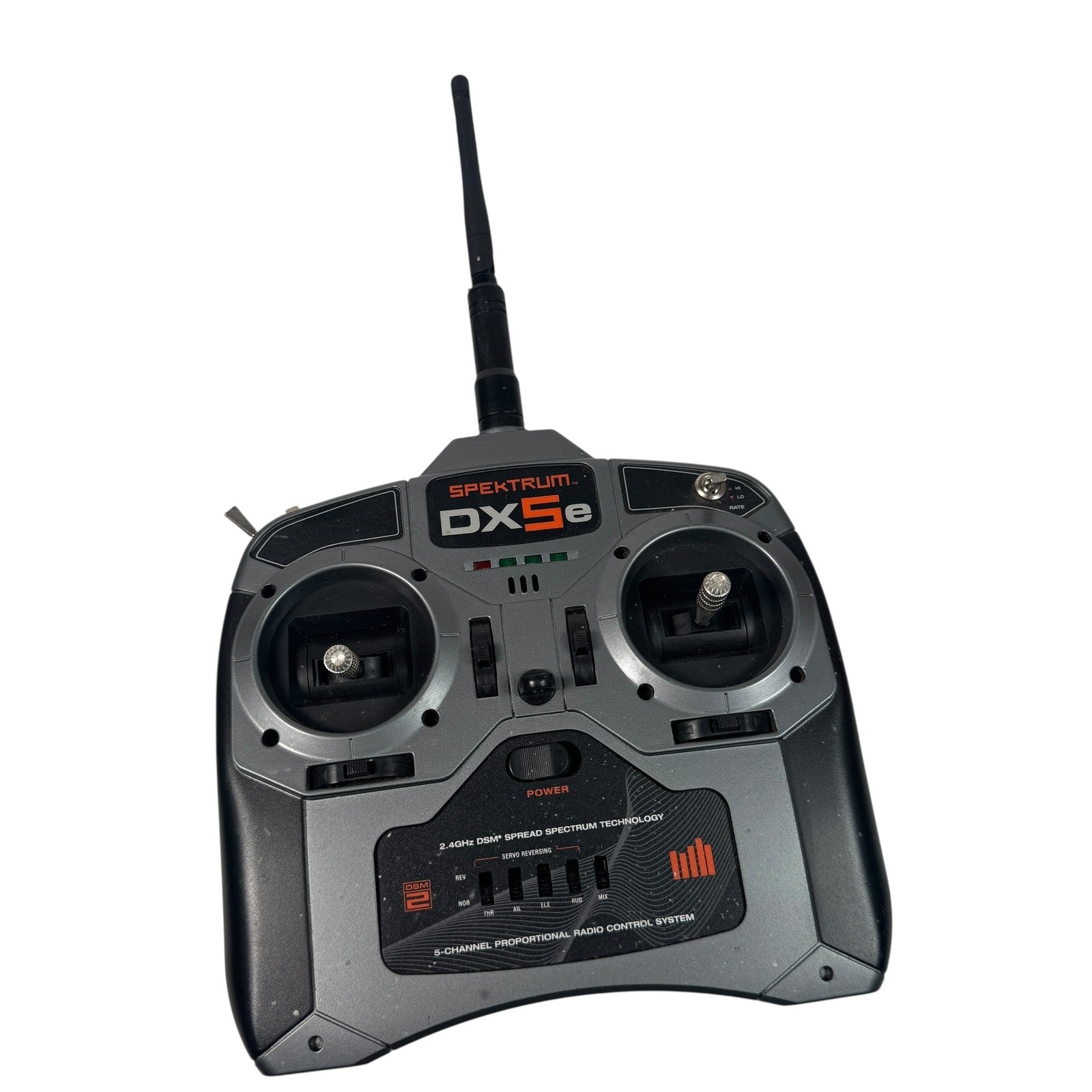 Futaba Attack-4 FP-T4NBL & Spektrum DX5e RC Transmitters Lot AS IS Untested