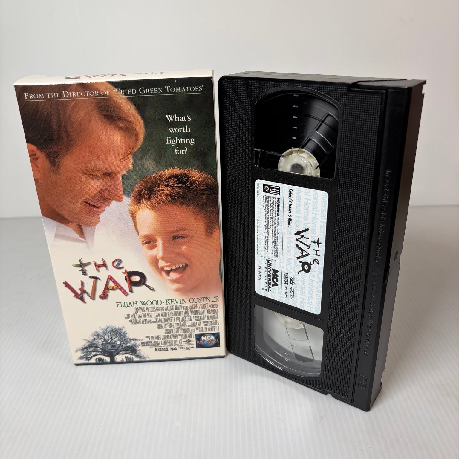 The War VHS 1994 Drama Kevin Costner Elijah Wood Universal Home Video