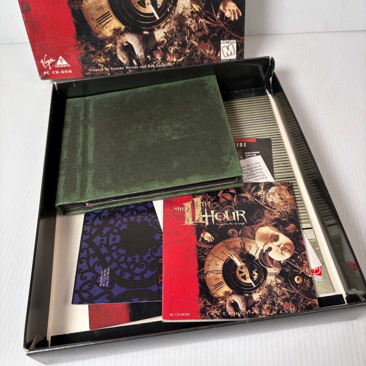 The 11th Hour PC CD-ROM Big Box Video Game Thriller Puzzle Adventure FMV Horror