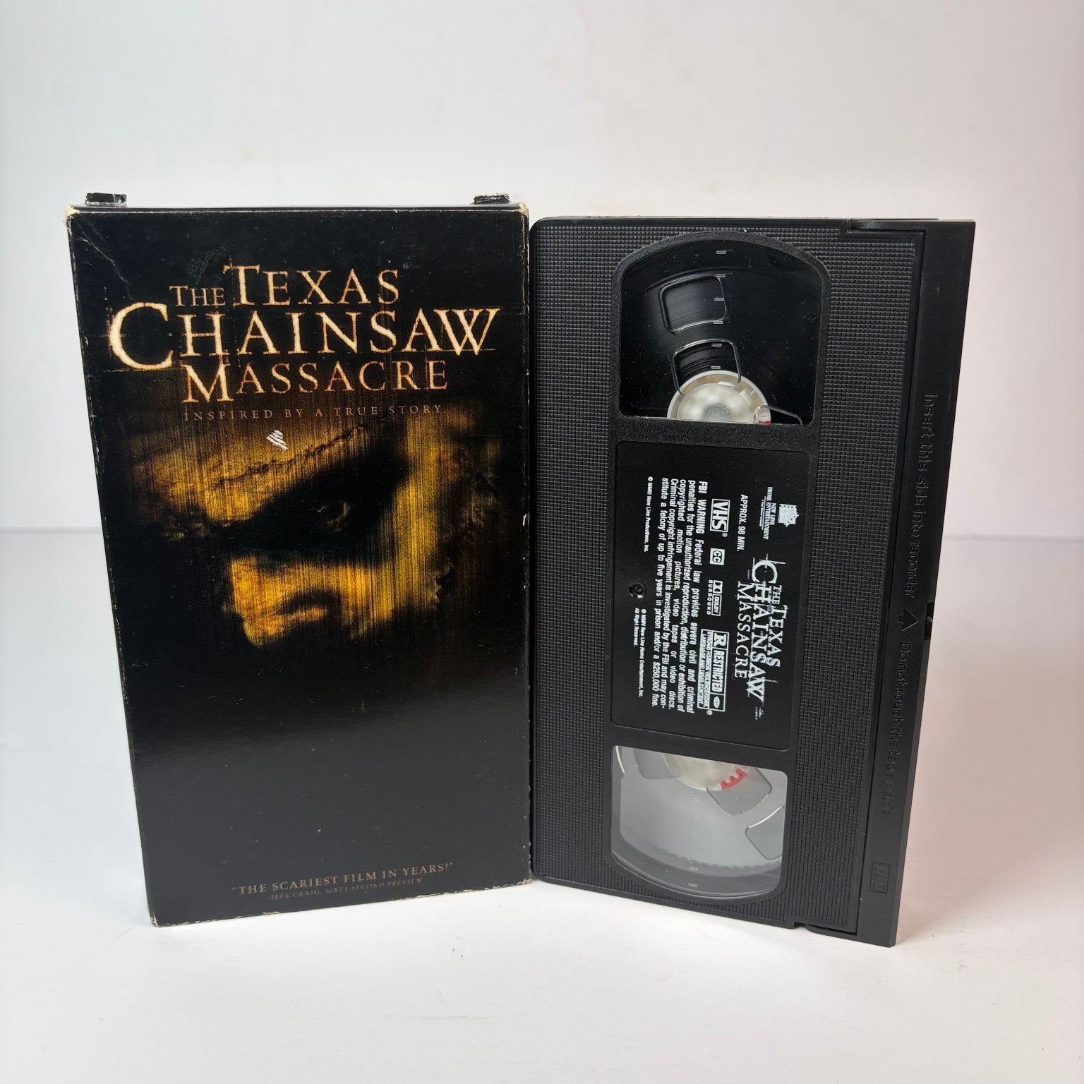 The Texas Chainsaw Massacre VHS 2003 Horror New Line Home Entertainment