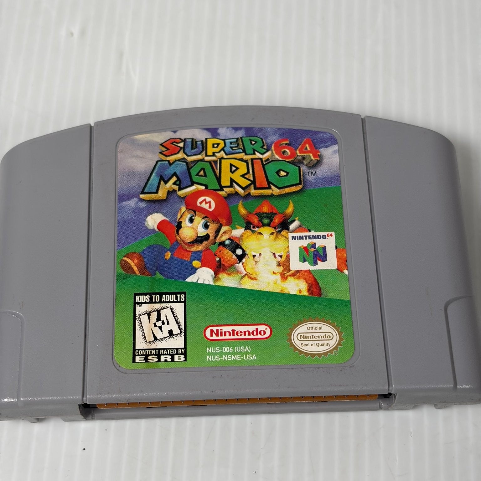 Super Mario 64 Nintendo 64 N64 Video Game Classic Platformer Authentic Cartridge