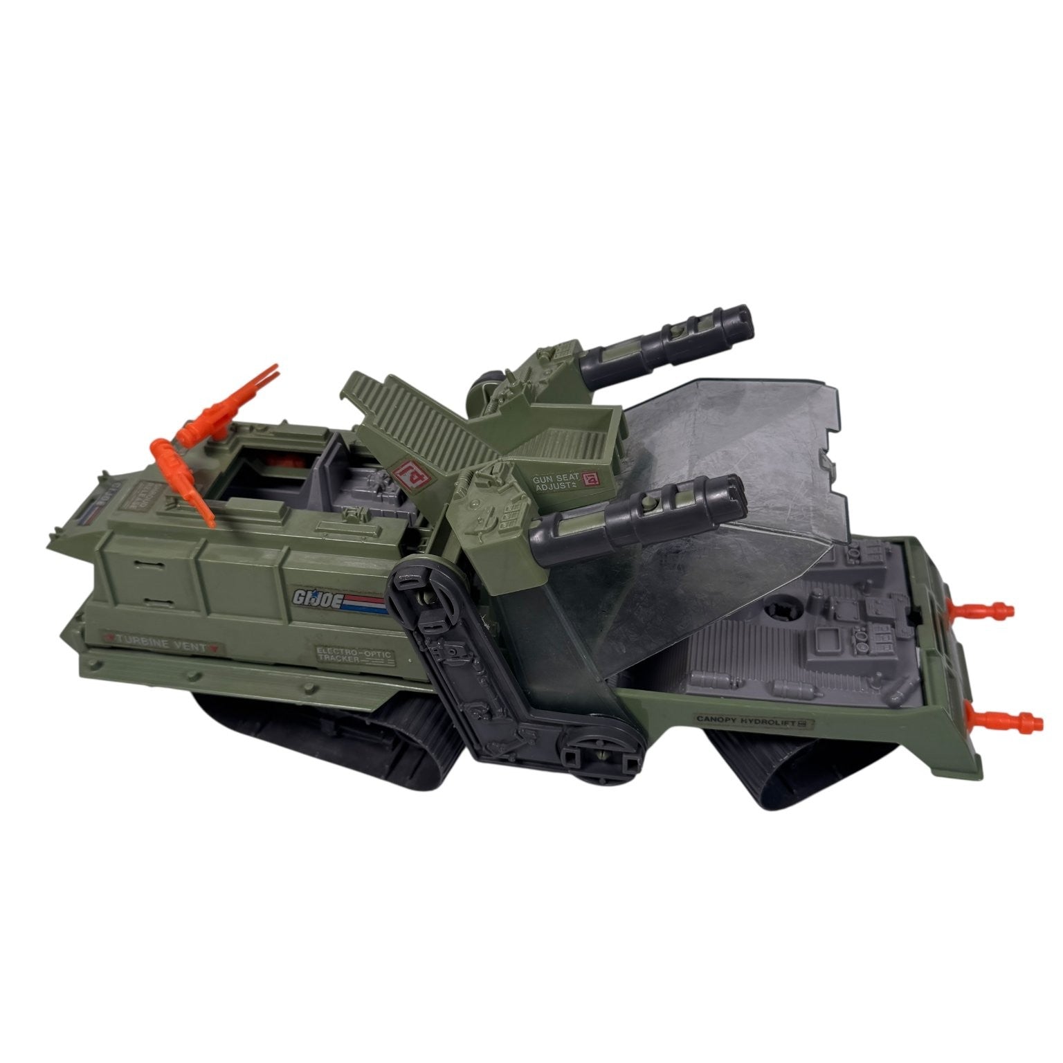 Vintage Hasbro G.I. Joe HAVOC Vehicle w/ Hovercraft 1986 Toy Incomplete