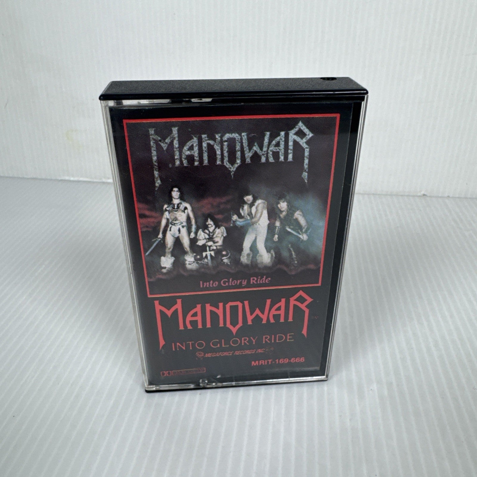 MANOWAR: Into Glory Ride Rare Vintage 1983 Megaforce Cassette Heavy Metal
