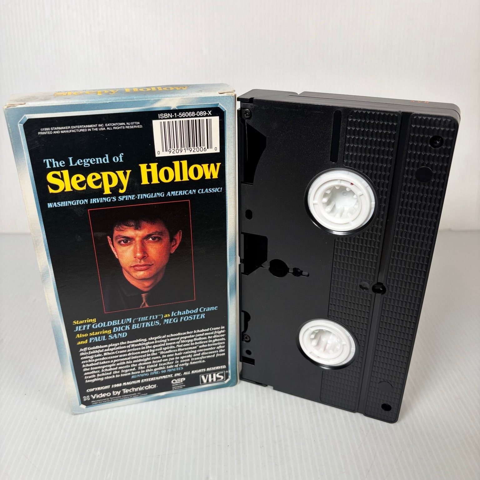 The Legend of Sleepy Hollow VHS 1988 Fantasy Horror Jeff Goldblum StarMaker