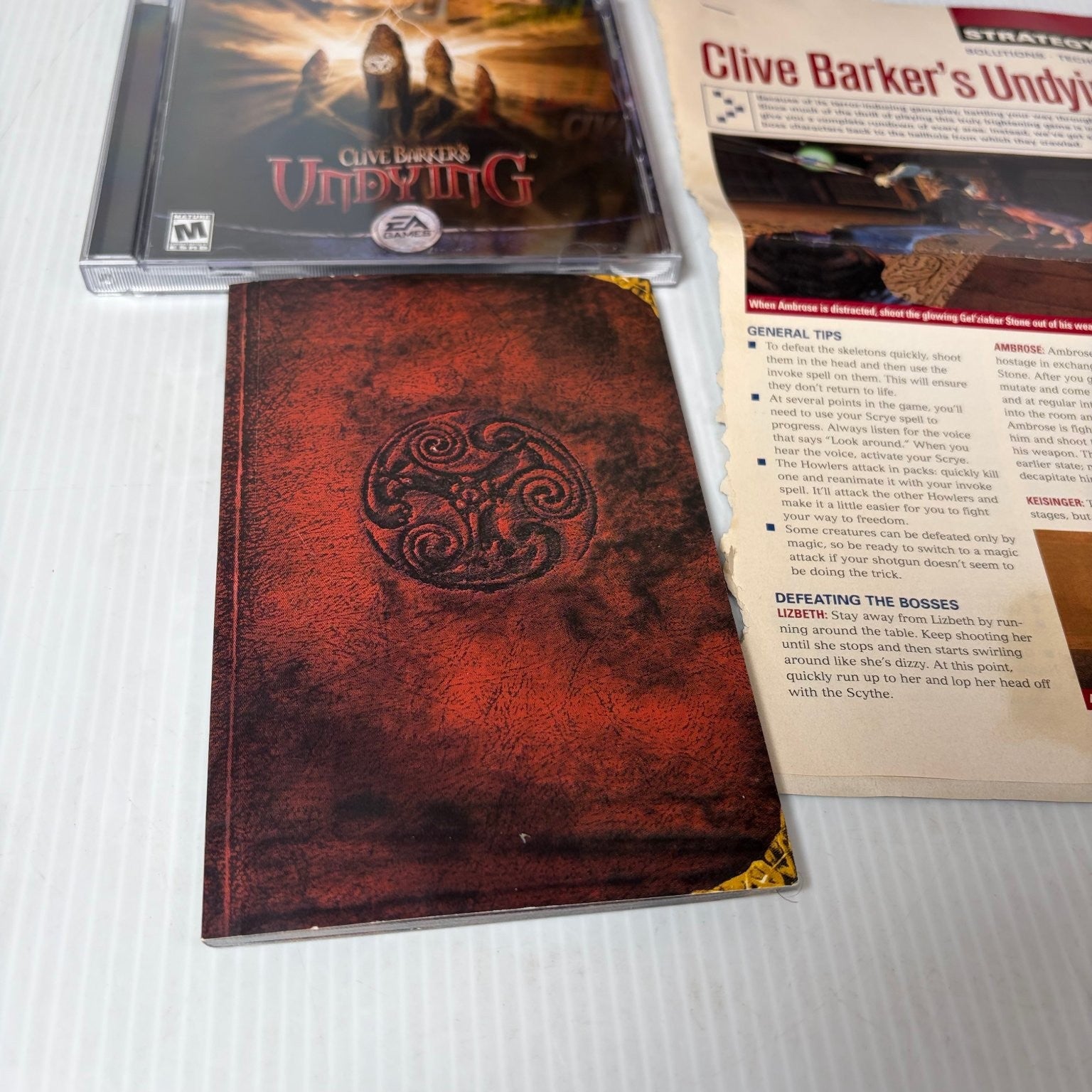 Clive Barker's Undying Big Box PC Horror FPS Video Game Complete
