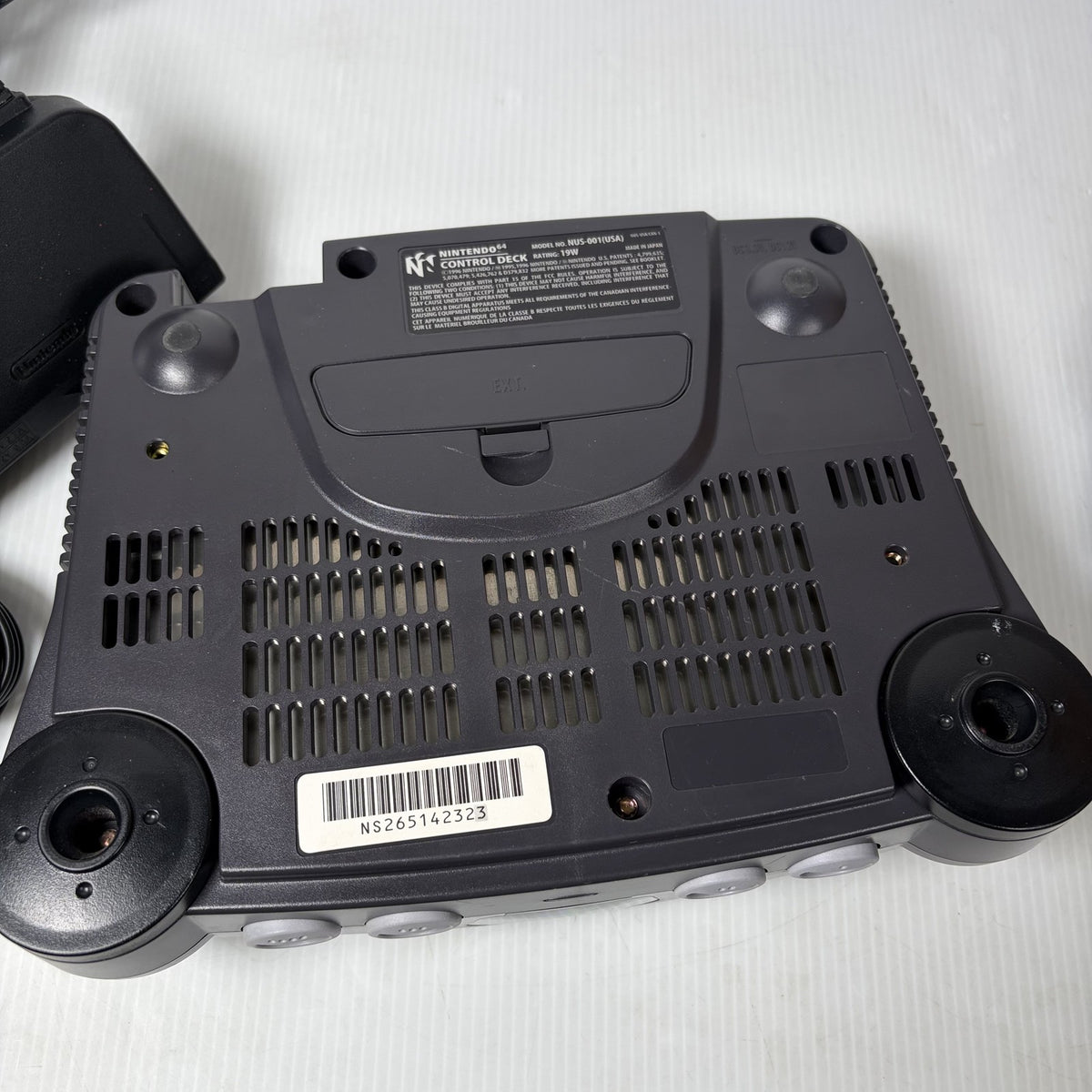 Nintendo 64 N64 Console System Gray NUS-001(USA) with OEM Controller & Cables
