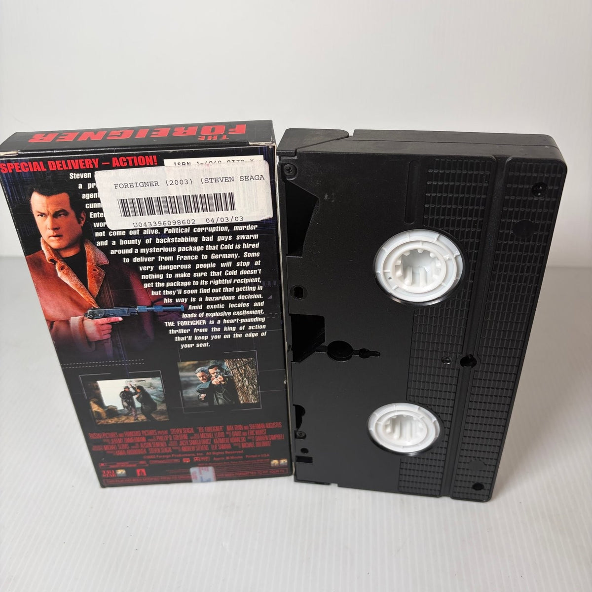 The Foreigner VHS 2003 Action Steven Seagal Columbia TriStar